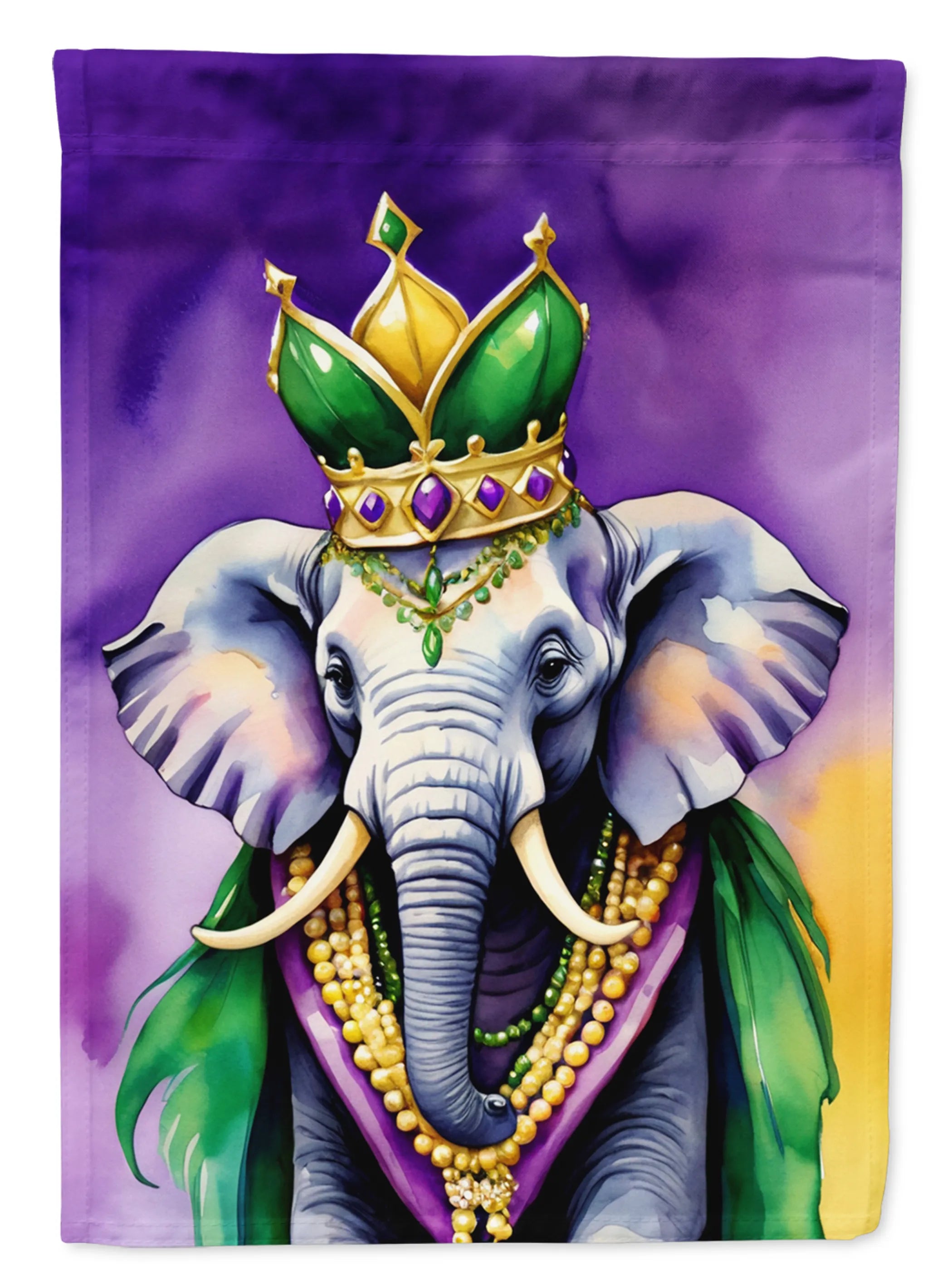 Mardi Gras 2024 Decorative Flag - Pack Of: 1 | Collection name: Mardi gras 2024