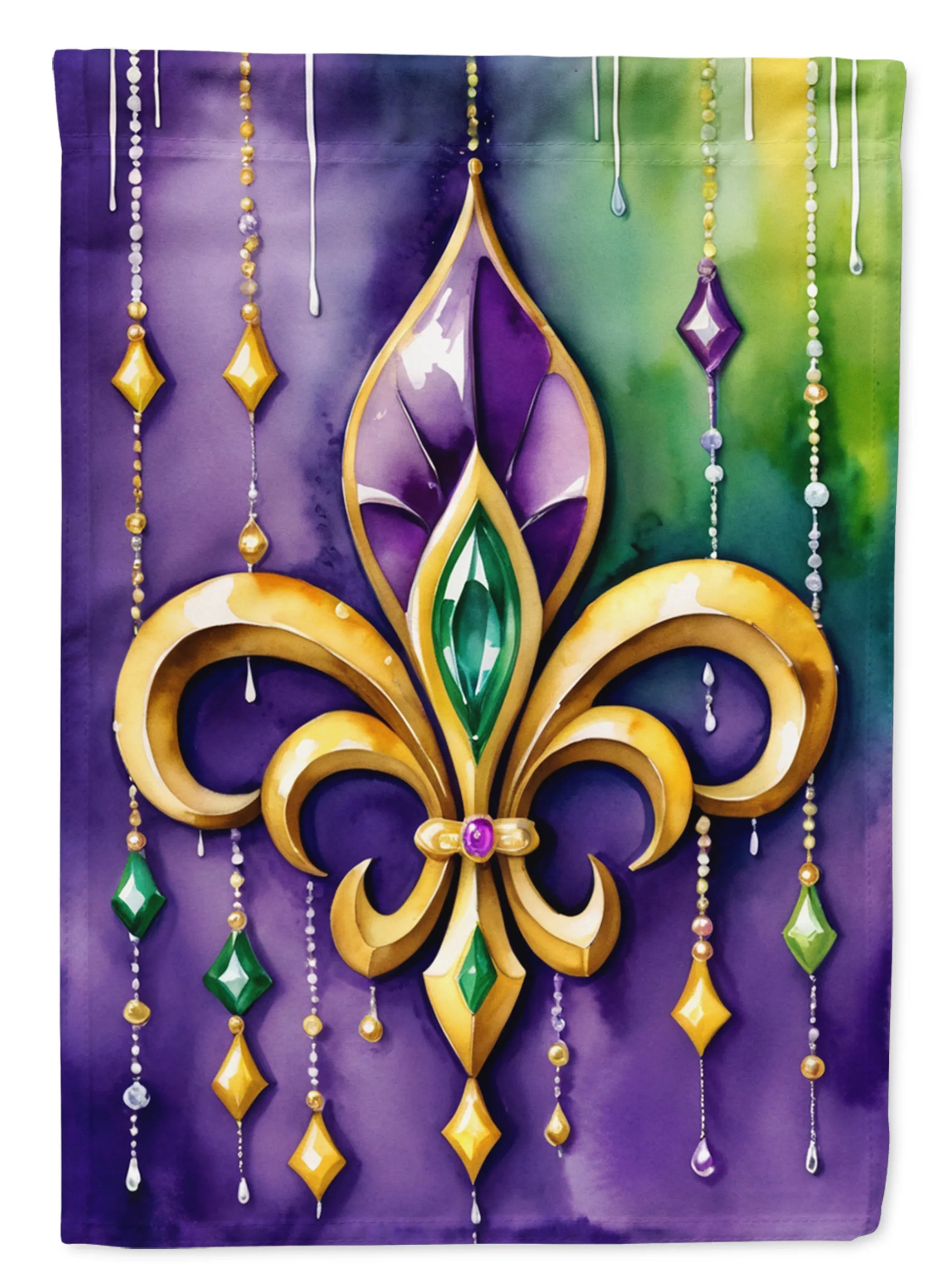 Mardi Gras 2024 Decorative Flag - Pack Of: 1 | Collection name: Mardi gras 2024