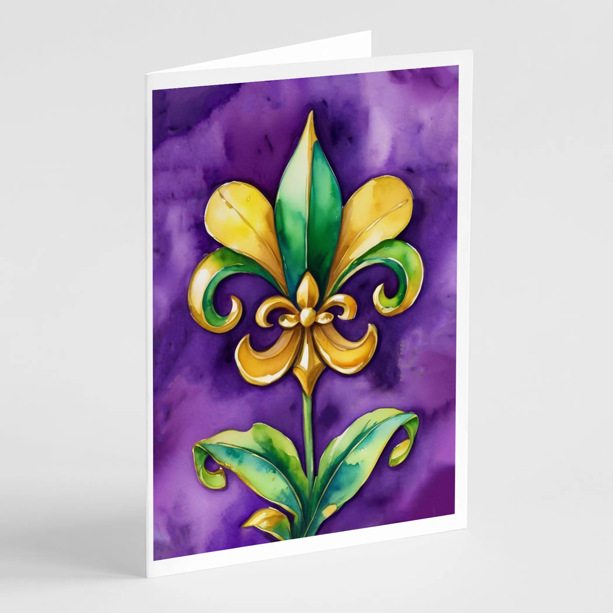Mardi Gras 2024 Greeting Cards  - Size: 5X7 | Pack Of: 8 | Collection name: Mardi gras 2024