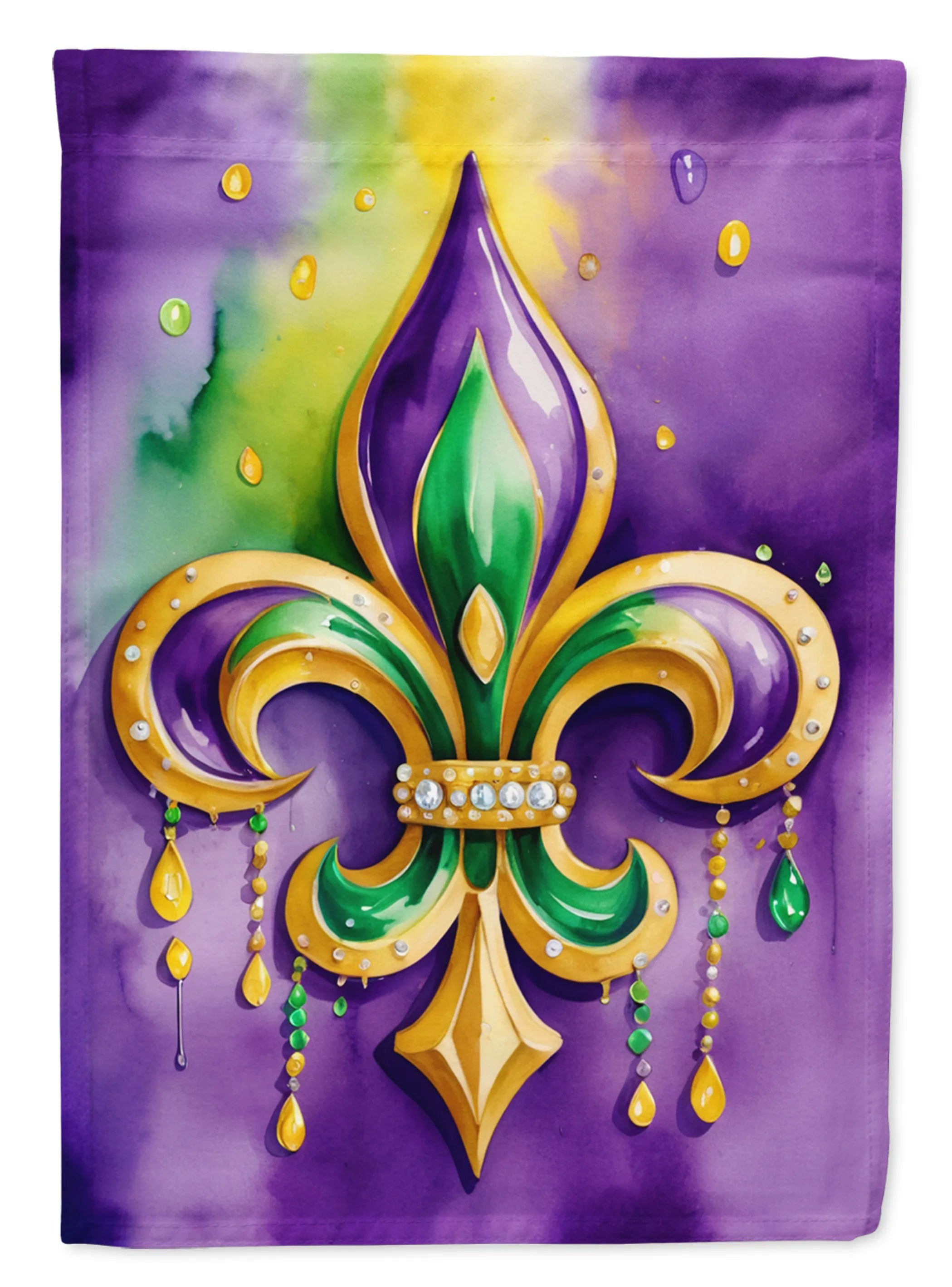 Mardi Gras 2024 Decorative Flag - Pack Of: 1 | Collection name: Mardi gras 2024