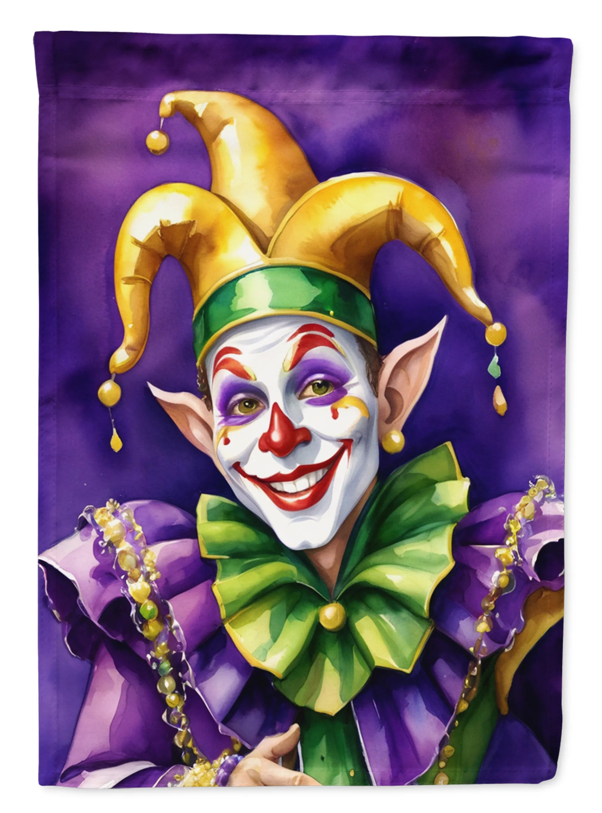 Mardi Gras 2024 Decorative Flag - Pack Of: 1 | Collection name: Mardi gras 2024