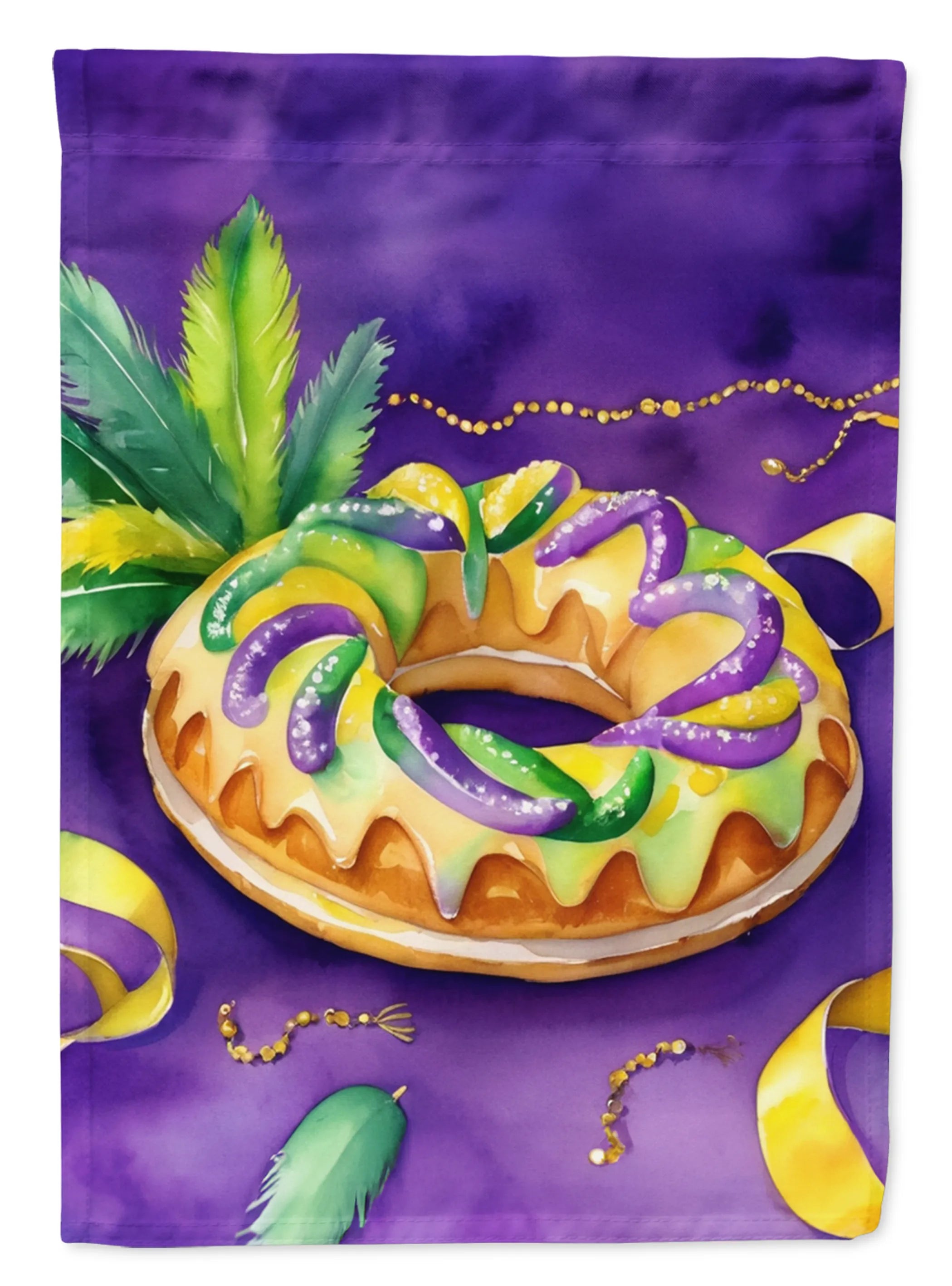 Mardi Gras 2024 Decorative Flag - Pack Of: 1 | Collection name: Mardi gras 2024