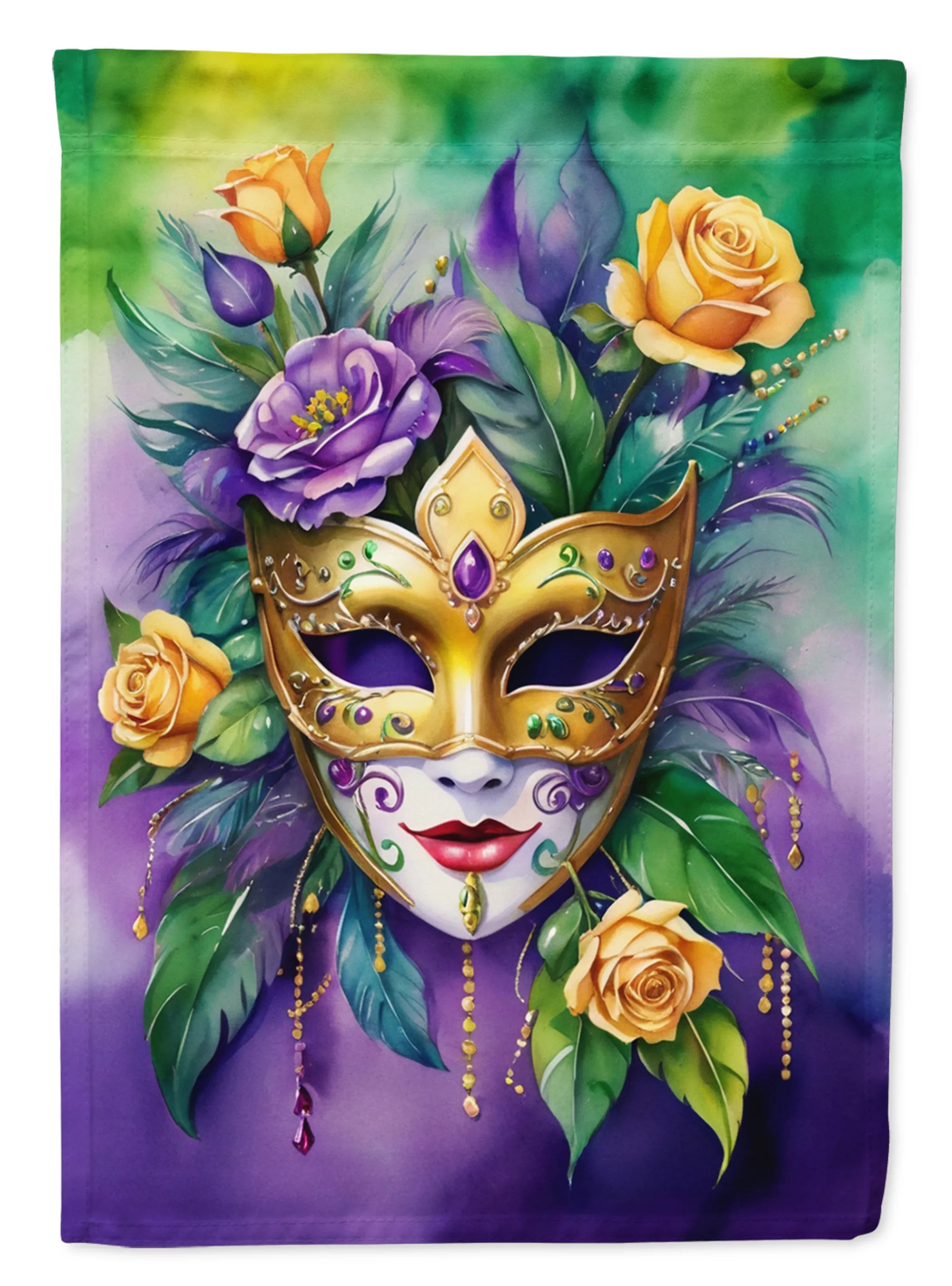 Mardi Gras 2024 Decorative Flag - Pack Of: 1 | Collection name: Mardi gras 2024