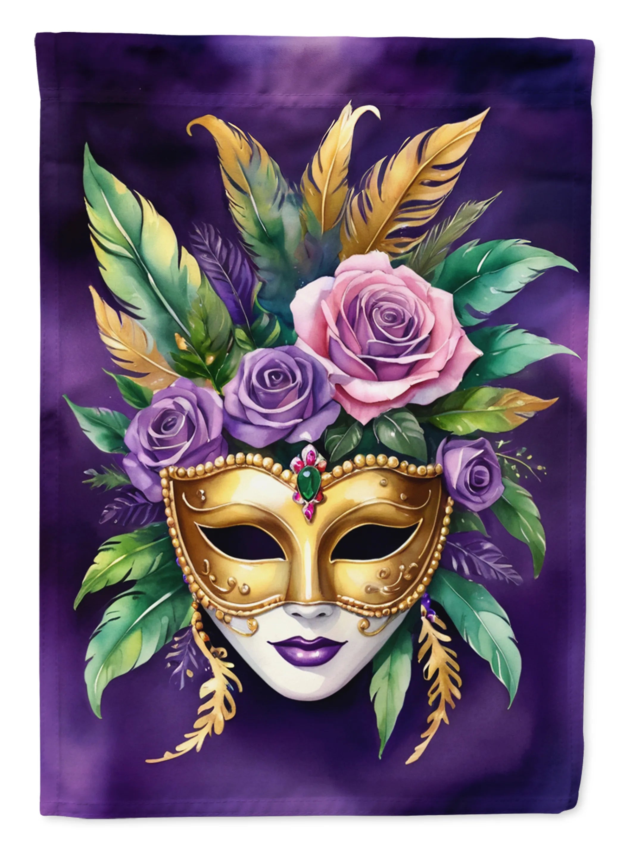 Mardi Gras 2024 Decorative Flag - Pack Of: 1 | Collection name: Mardi gras 2024