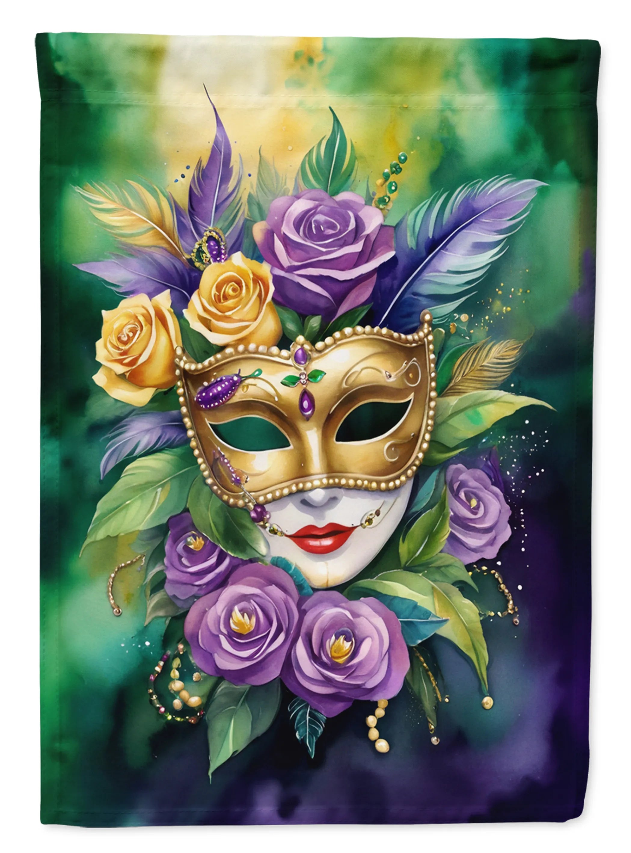 Mardi Gras 2024 Decorative Flag - Pack Of: 1 | Collection name: Mardi gras 2024