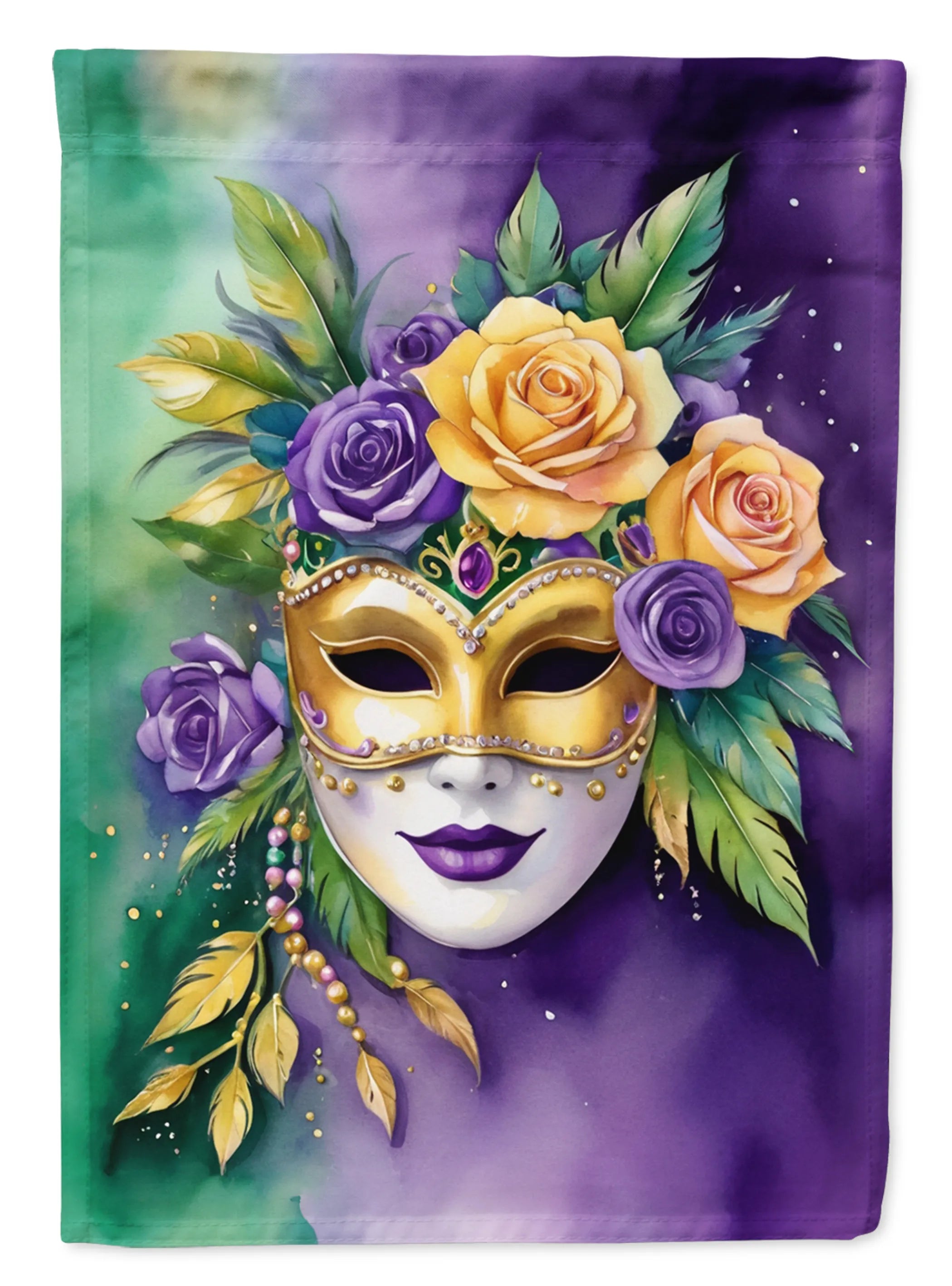 Mardi Gras 2024 Decorative Flag - Pack Of: 1 | Collection name: Mardi gras 2024