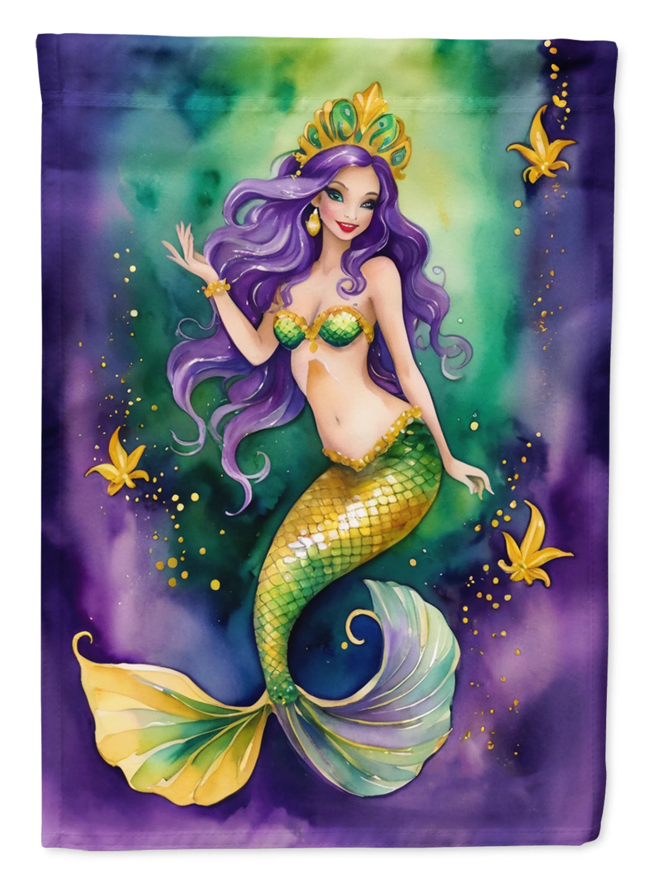 Mardi Gras 2024 Decorative Flag - Pack Of: 1 | Collection name: Mardi gras 2024