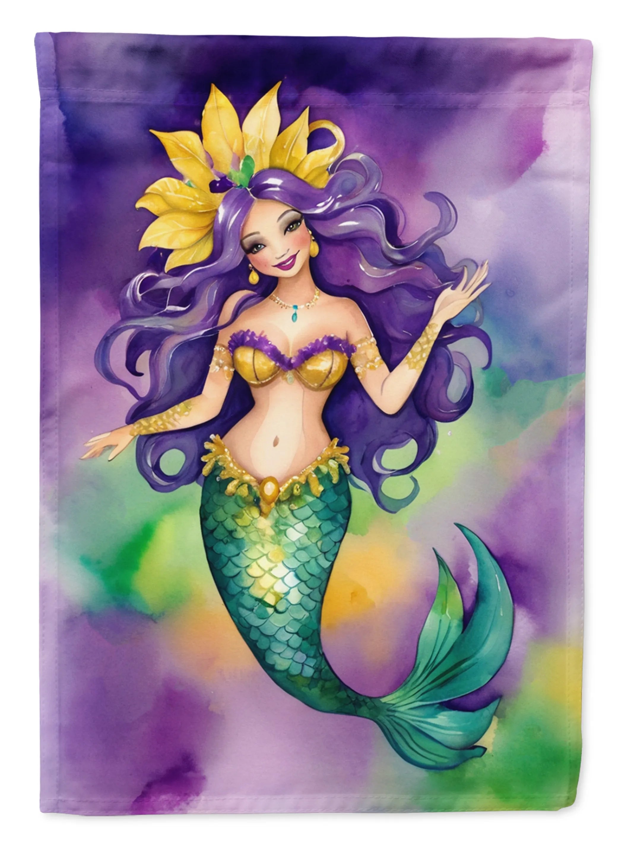 Mardi Gras 2024 Decorative Flag - Pack Of: 1 | Collection name: Mardi gras 2024