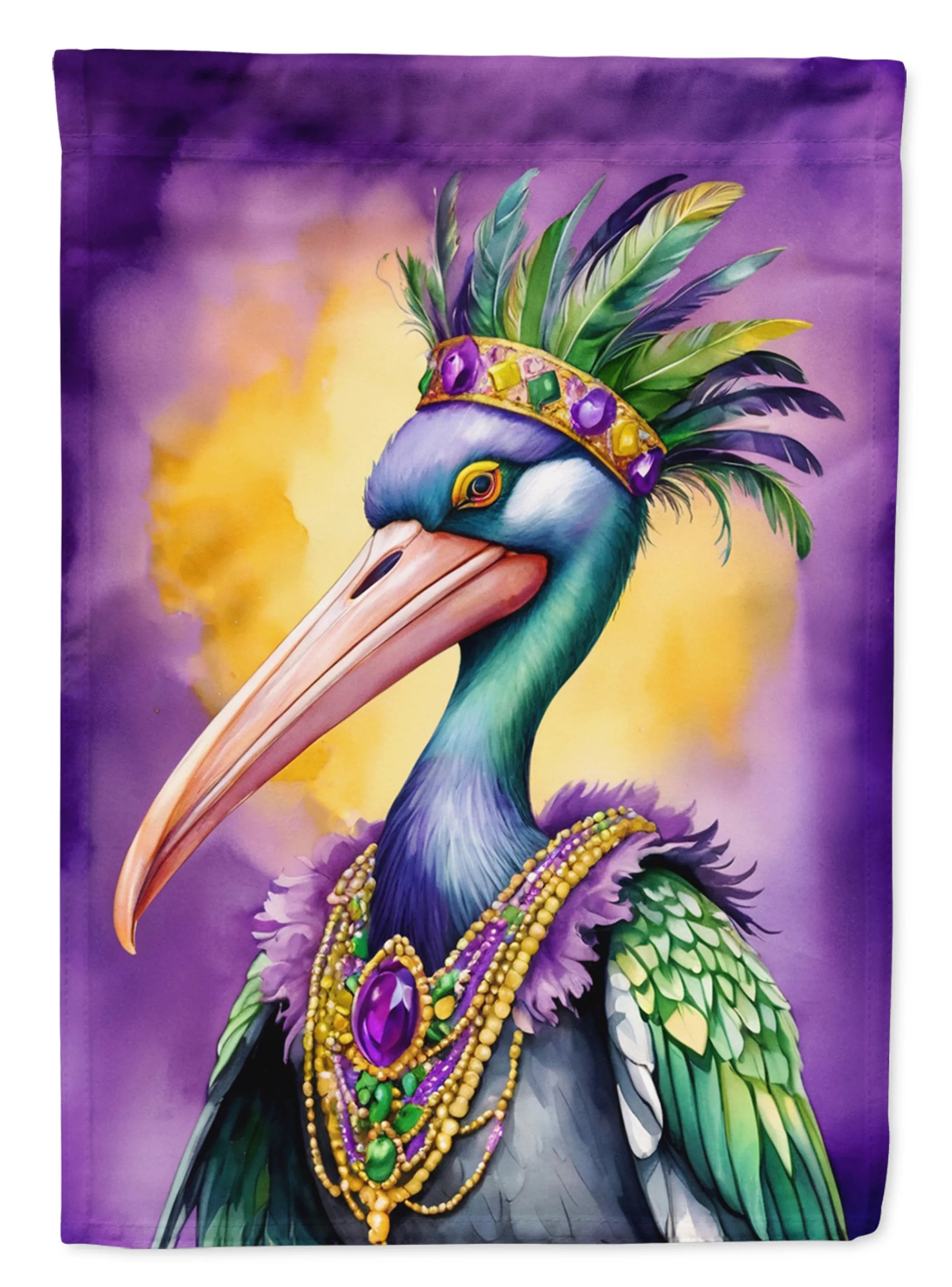 Mardi Gras 2024 Decorative Flag - Pack Of: 1 | Collection name: Mardi gras 2024