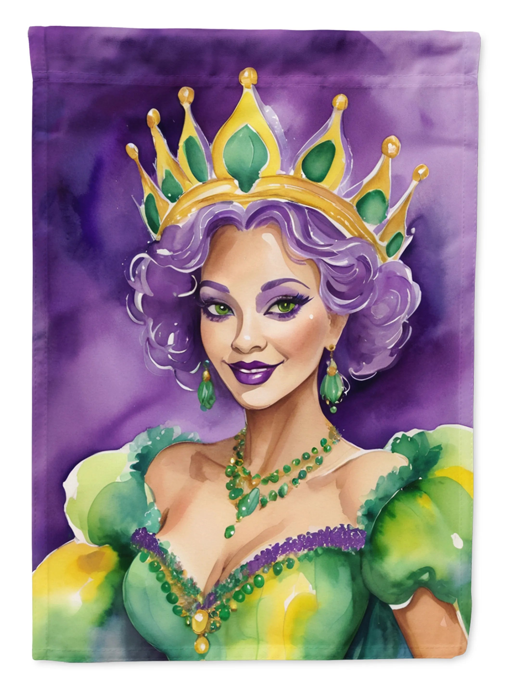 Mardi Gras 2024 Decorative Flag - Pack Of: 1 | Collection name: Mardi gras 2024
