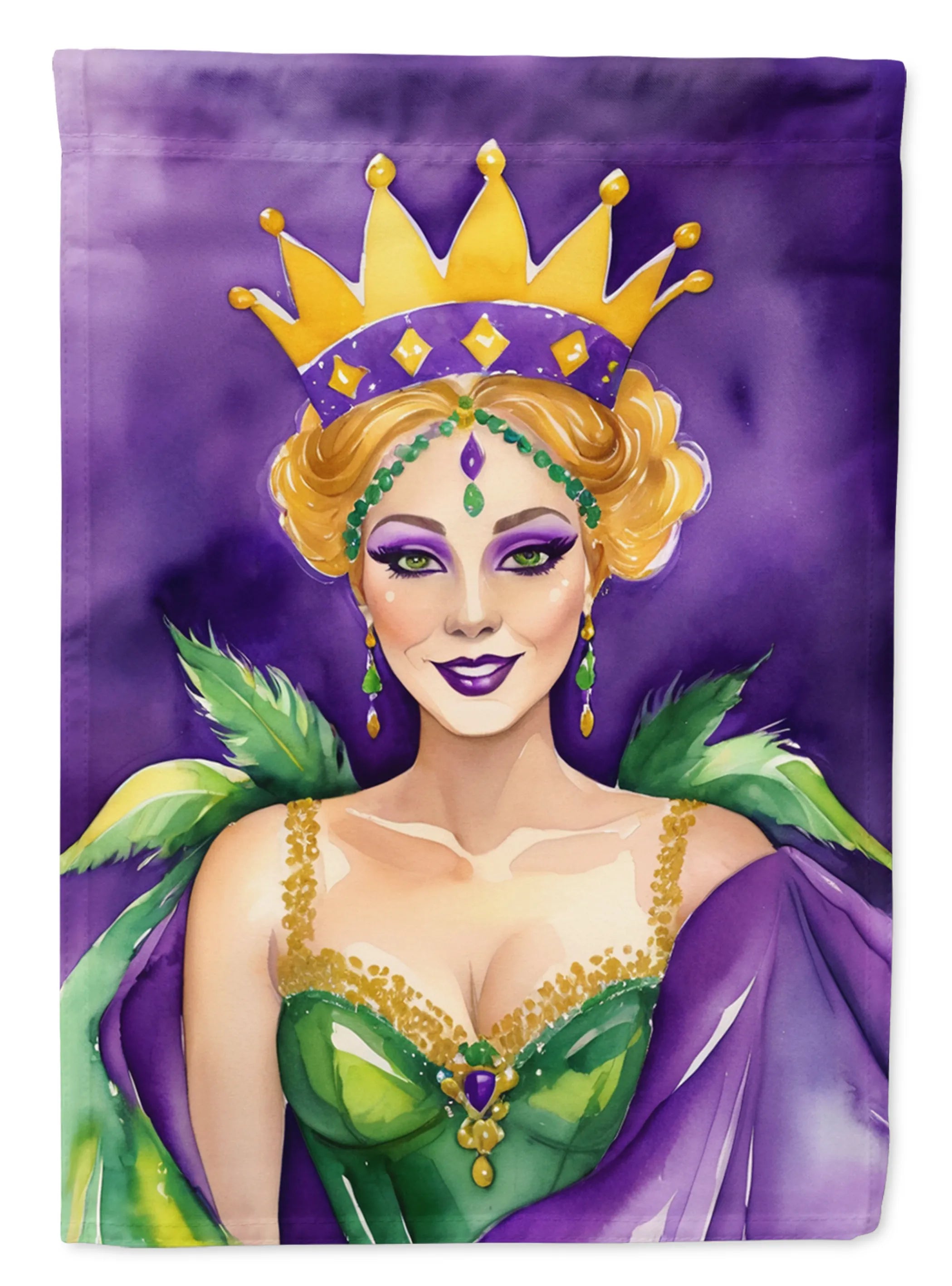 Mardi Gras 2024 Decorative Flag - Pack Of: 1 | Collection name: Mardi gras 2024