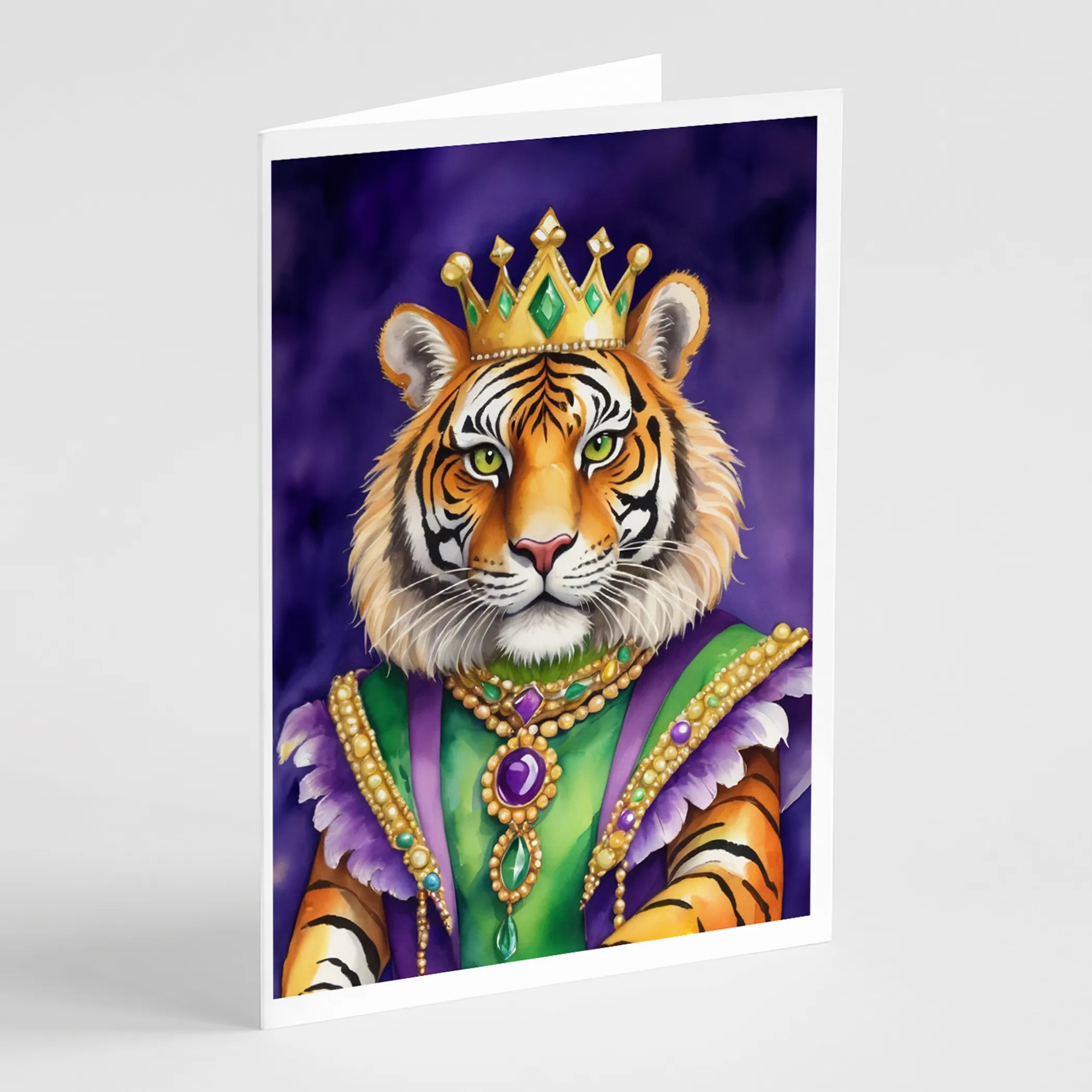 Mardi Gras 2024 Greeting Cards  - Size: 5X7 | Pack Of: 8 | Collection name: Mardi gras 2024