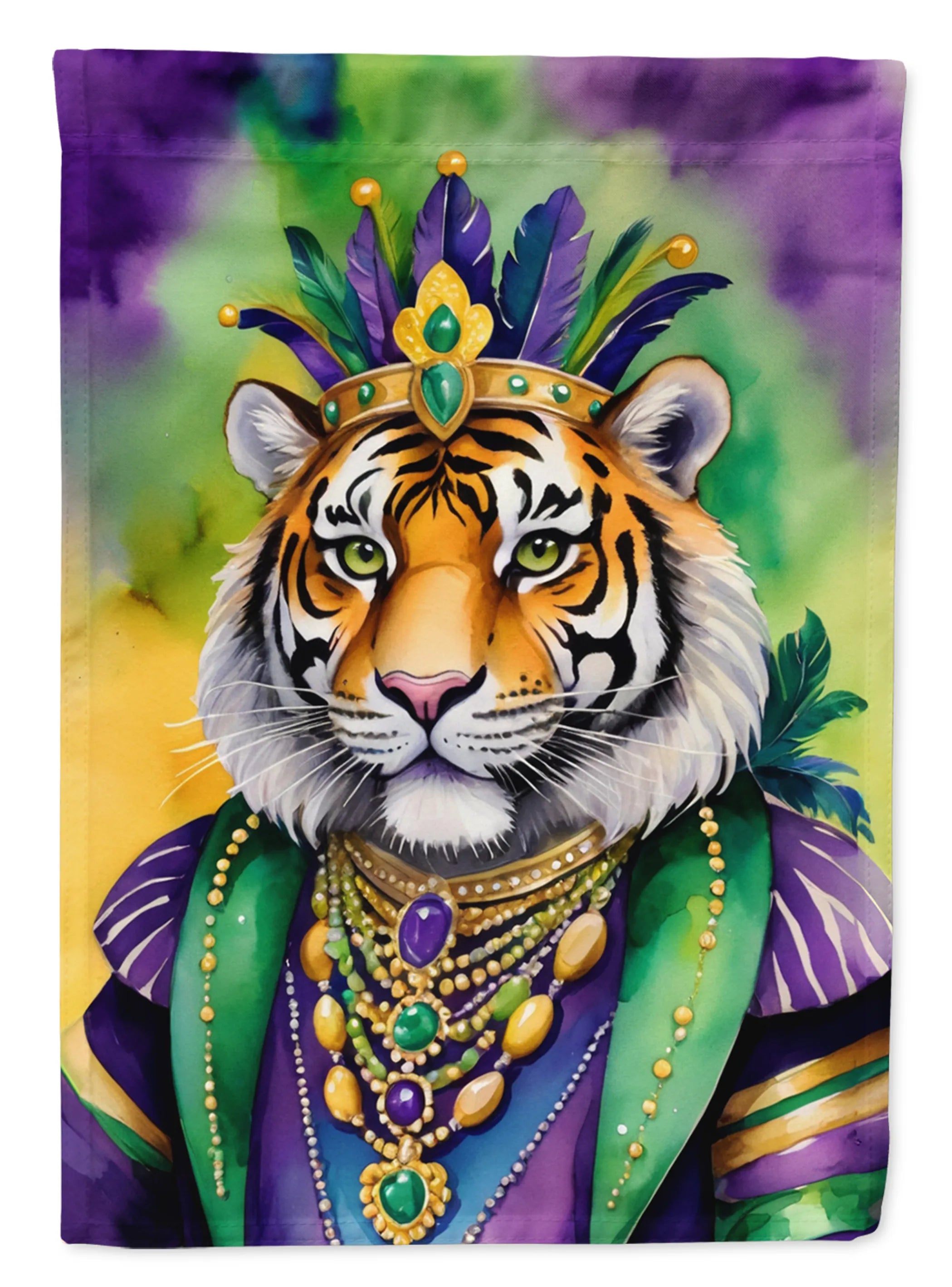 Mardi Gras 2024 Decorative Flag - Pack Of: 1 | Collection name: Mardi gras 2024