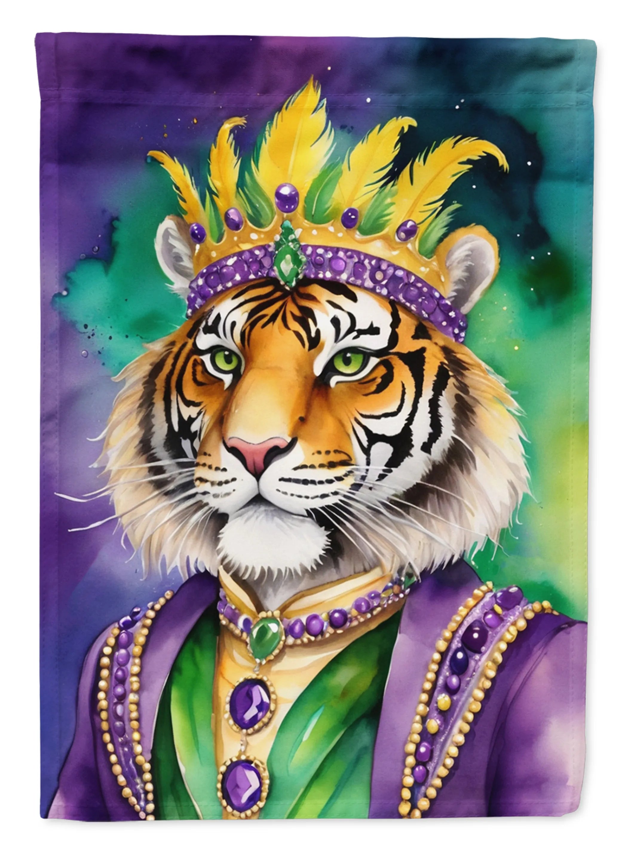Mardi Gras 2024 Decorative Flag - Pack Of: 1 | Collection name: Mardi gras 2024