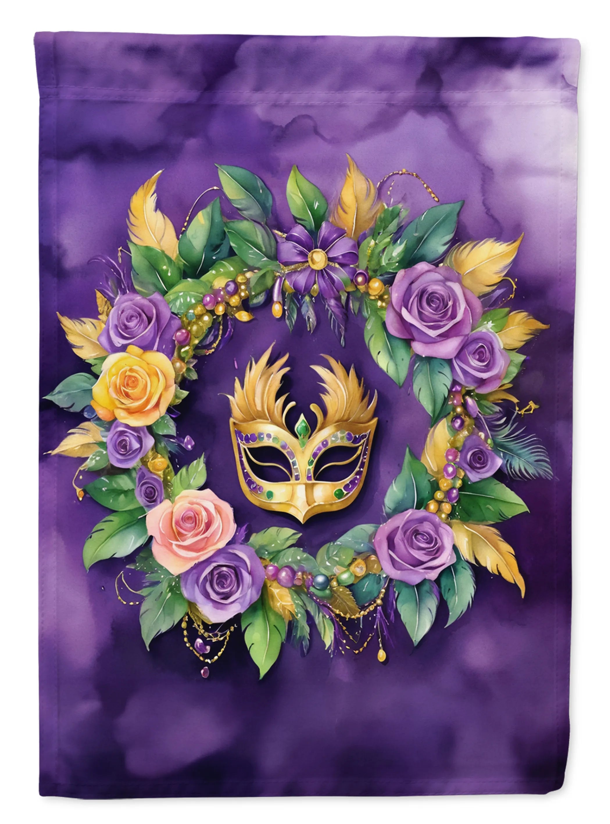 Mardi Gras 2024 Decorative Flag - Pack Of: 1 | Collection name: Mardi gras 2024