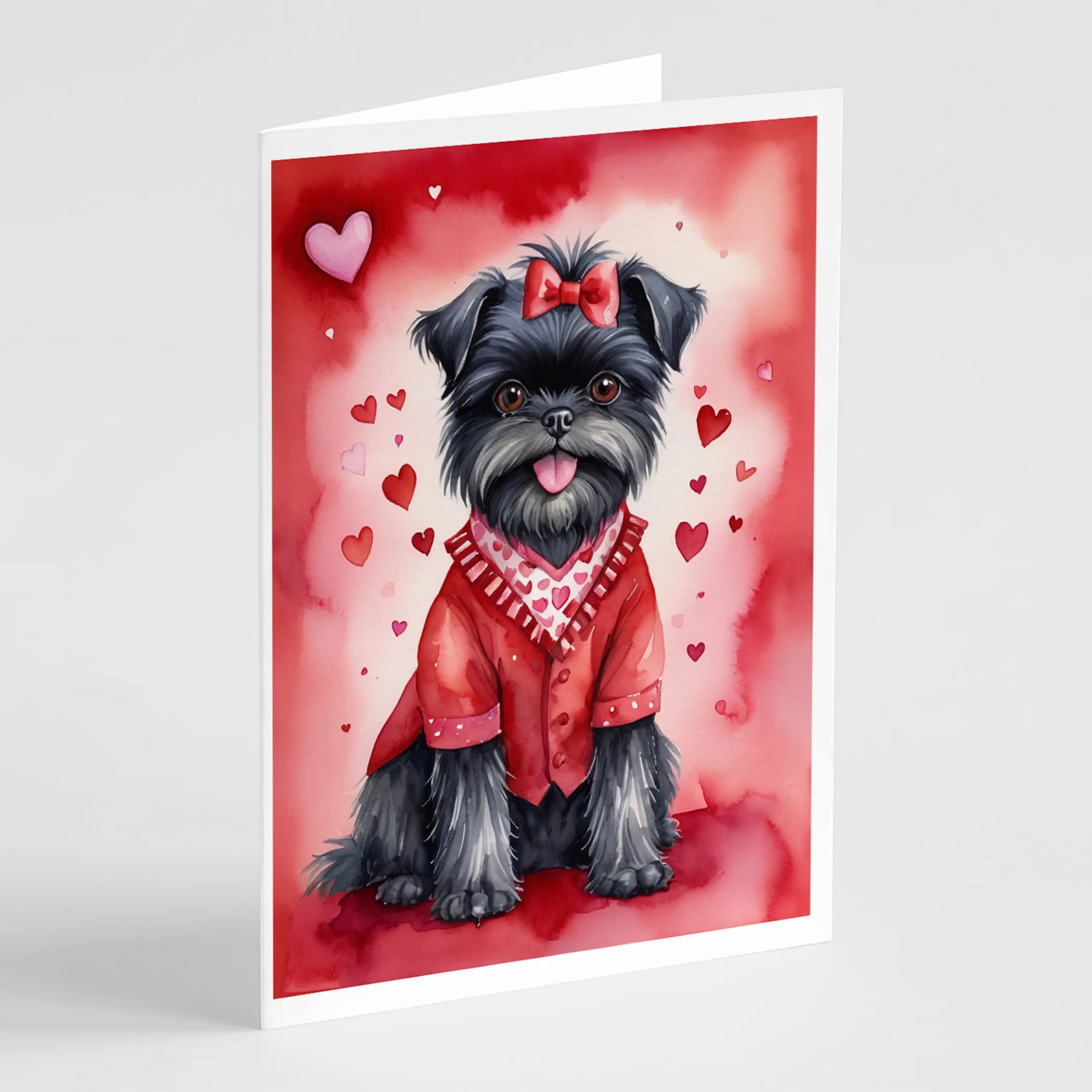 My Valentine Greeting Cards  - Size: 5X7 | Pack Of: 8 | Collection name: My valentine
