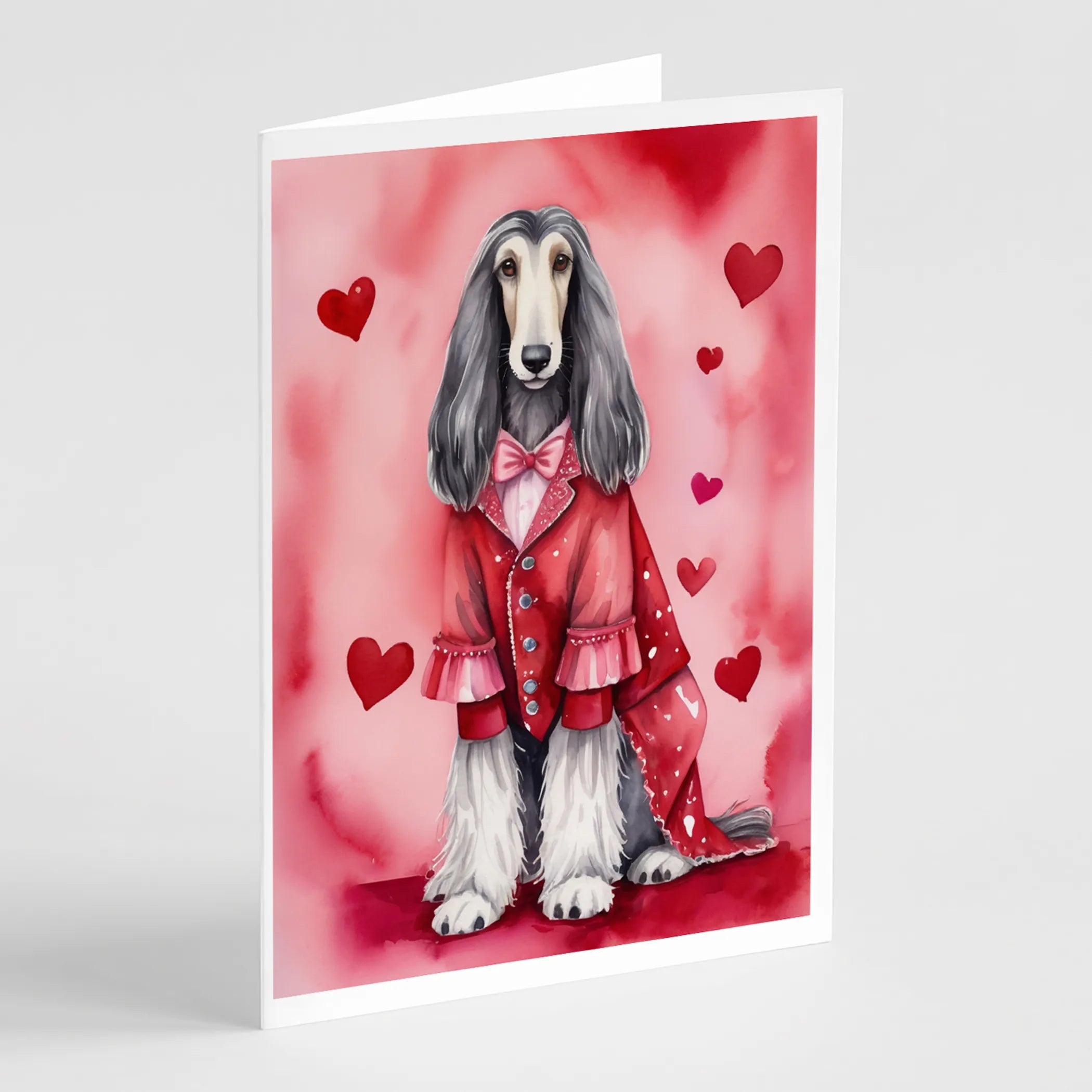 My Valentine Greeting Cards  - Size: 5X7 | Pack Of: 8 | Collection name: My valentine