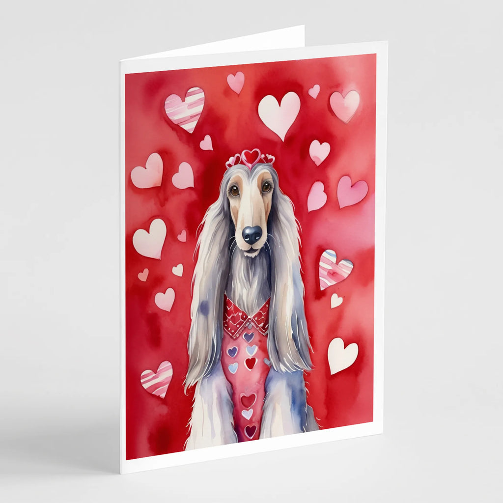 My Valentine Greeting Cards  - Size: 5X7 | Pack Of: 8 | Collection name: My valentine