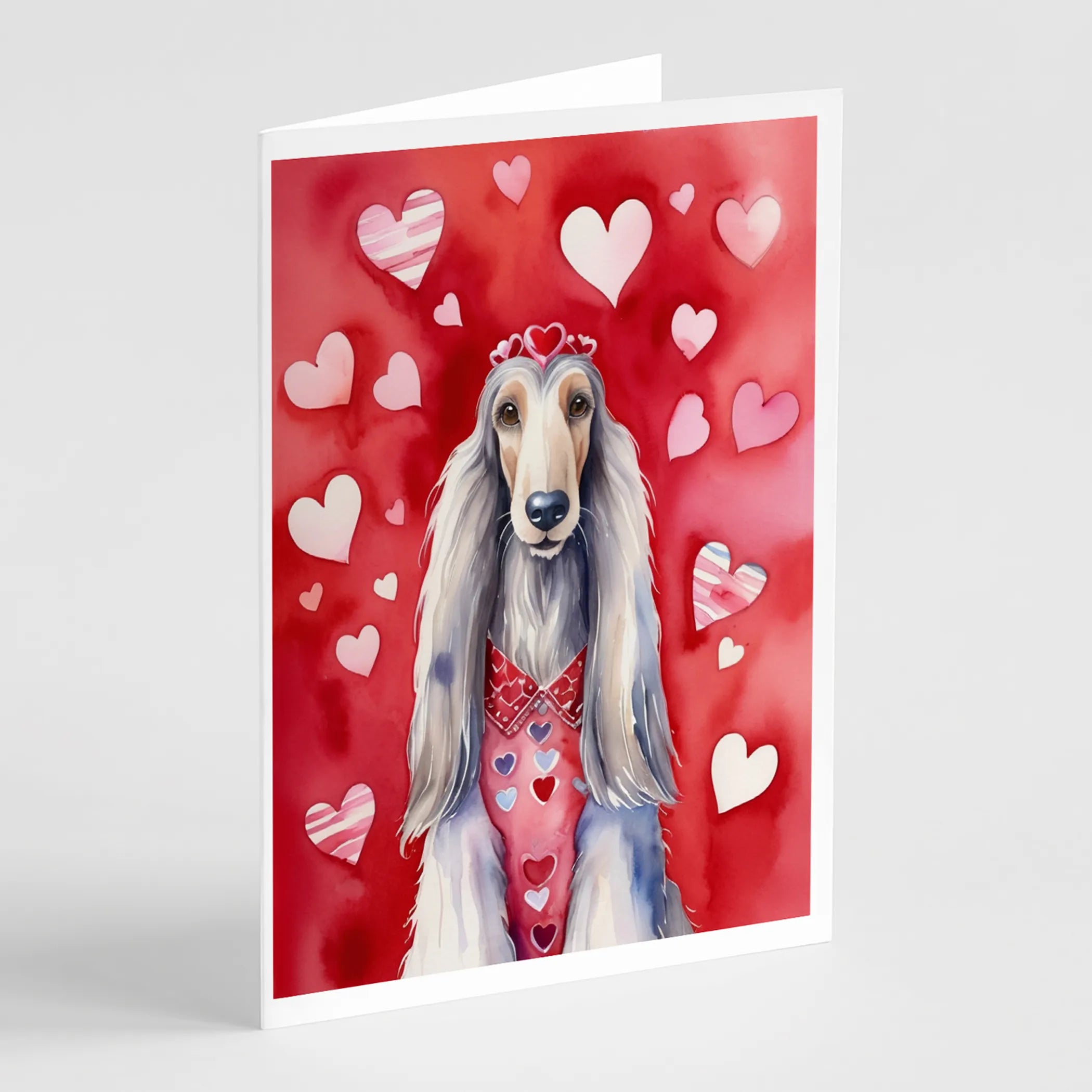 My Valentine Greeting Cards  - Size: 5X7 | Pack Of: 8 | Collection name: My valentine