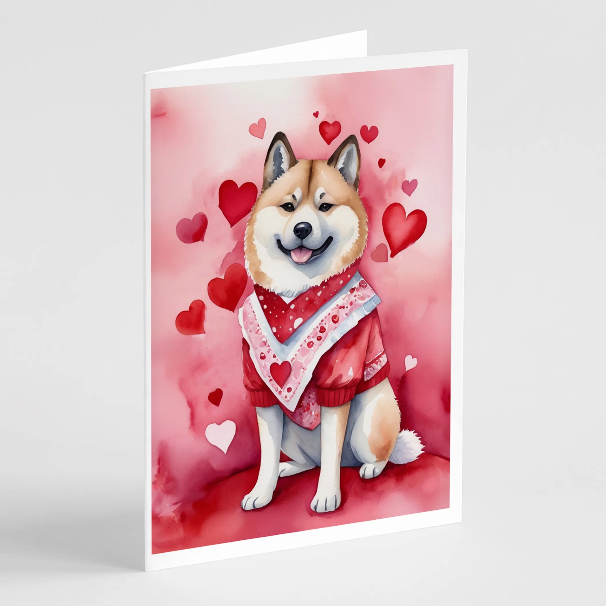 My Valentine Greeting Cards  - Size: 5X7 | Pack Of: 8 | Collection name: My valentine