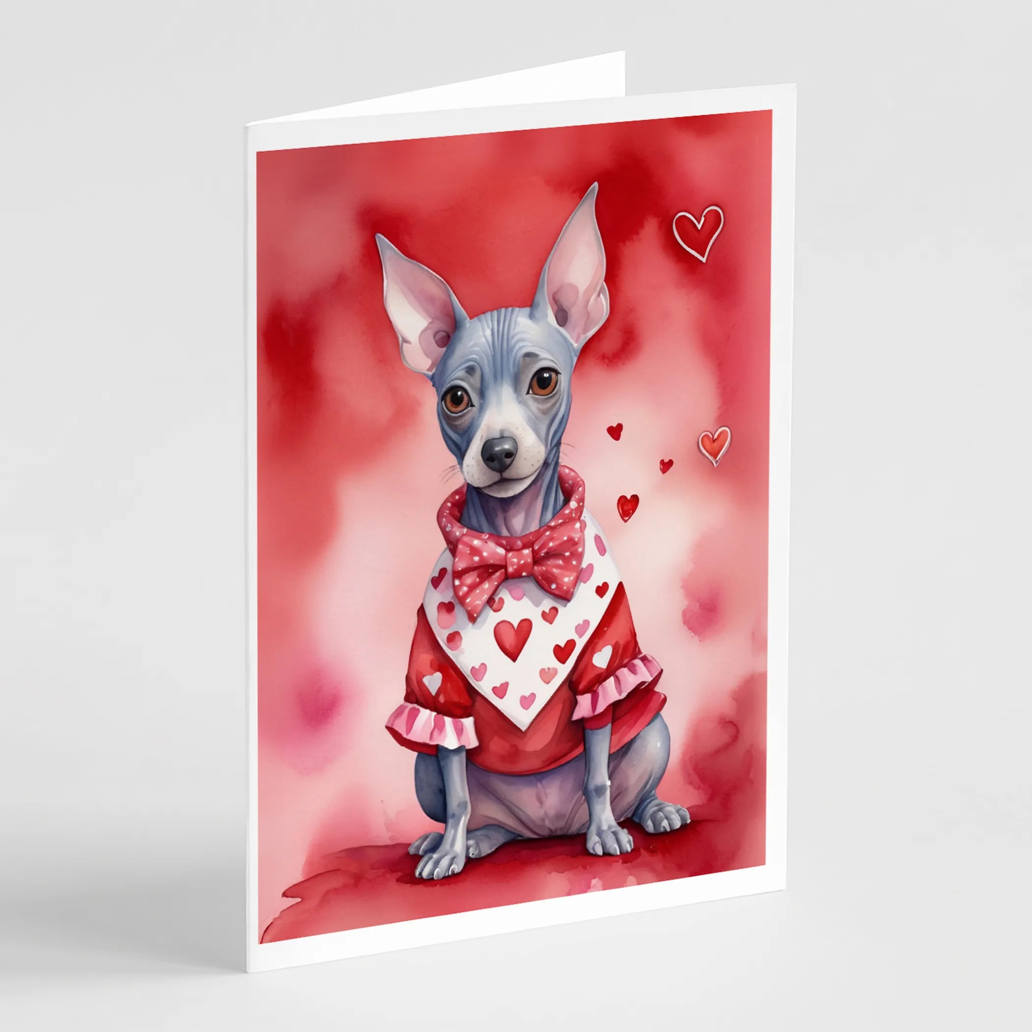 My Valentine Greeting Cards  - Size: 5X7 | Pack Of: 8 | Collection name: My valentine