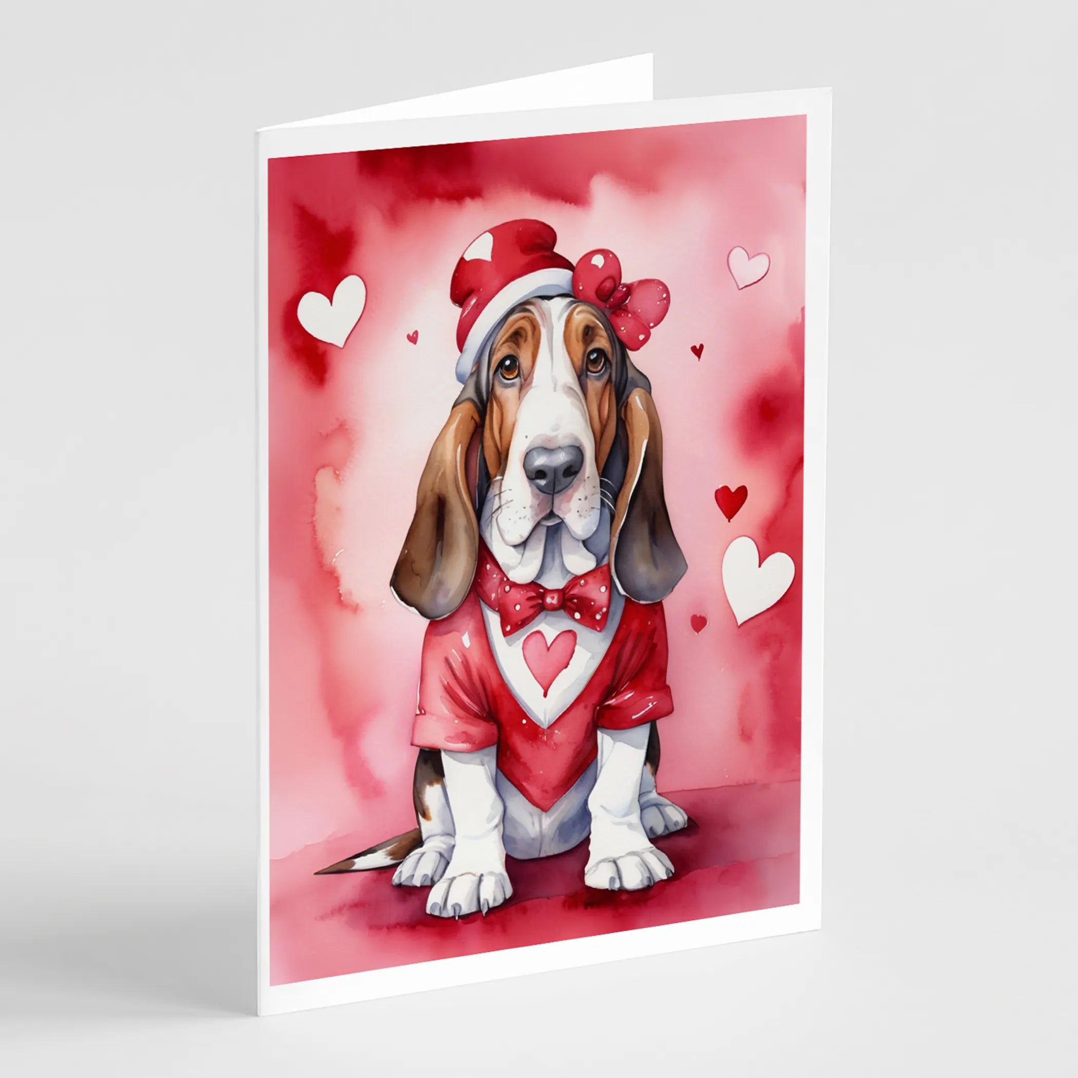My Valentine Greeting Cards  - Size: 5X7 | Pack Of: 8 | Collection name: My valentine