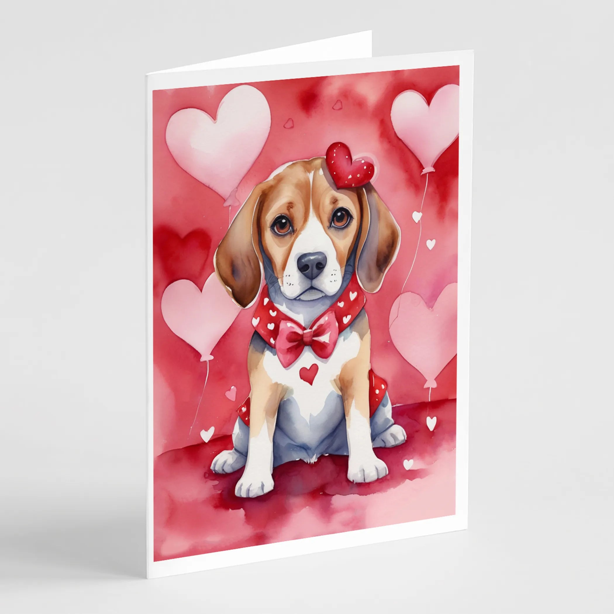 My Valentine Greeting Cards  - Size: 5X7 | Pack Of: 8 | Collection name: My valentine