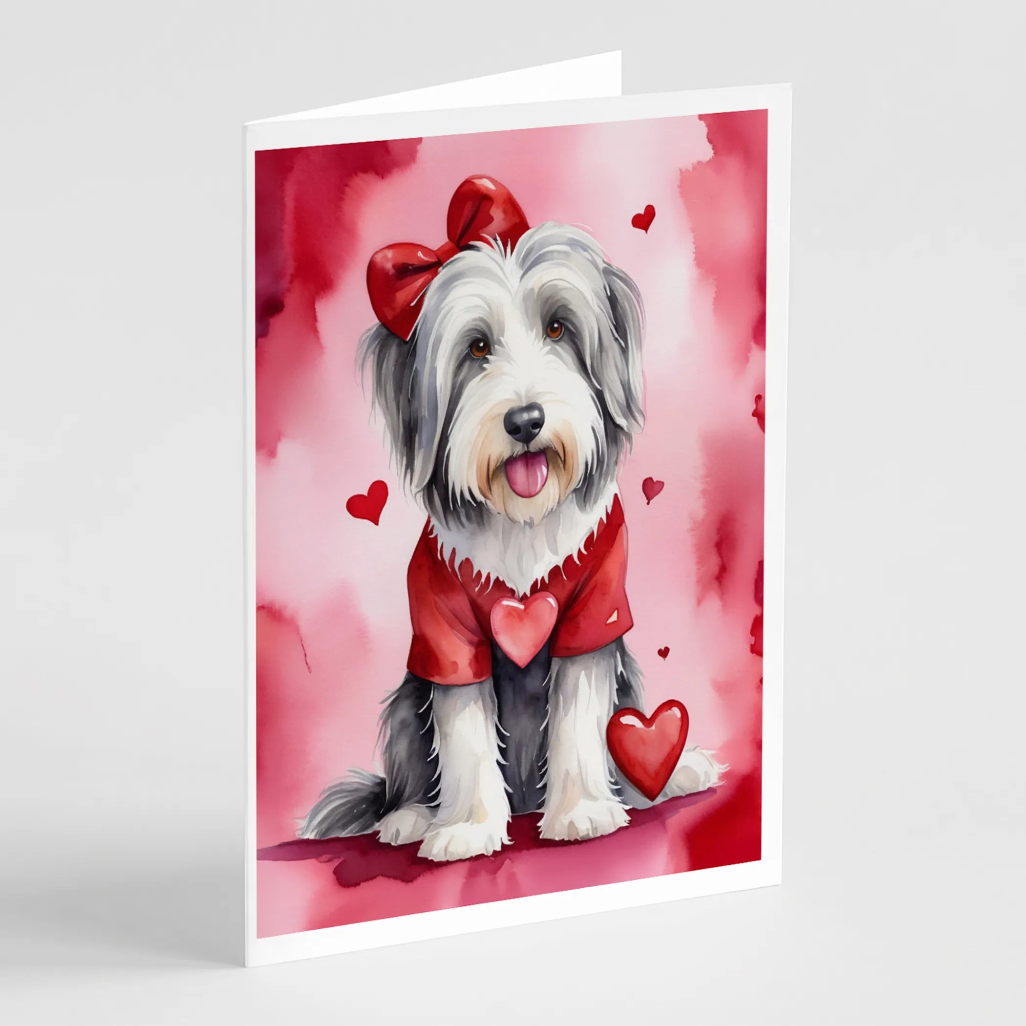 My Valentine Greeting Cards  - Size: 5X7 | Pack Of: 8 | Collection name: My valentine