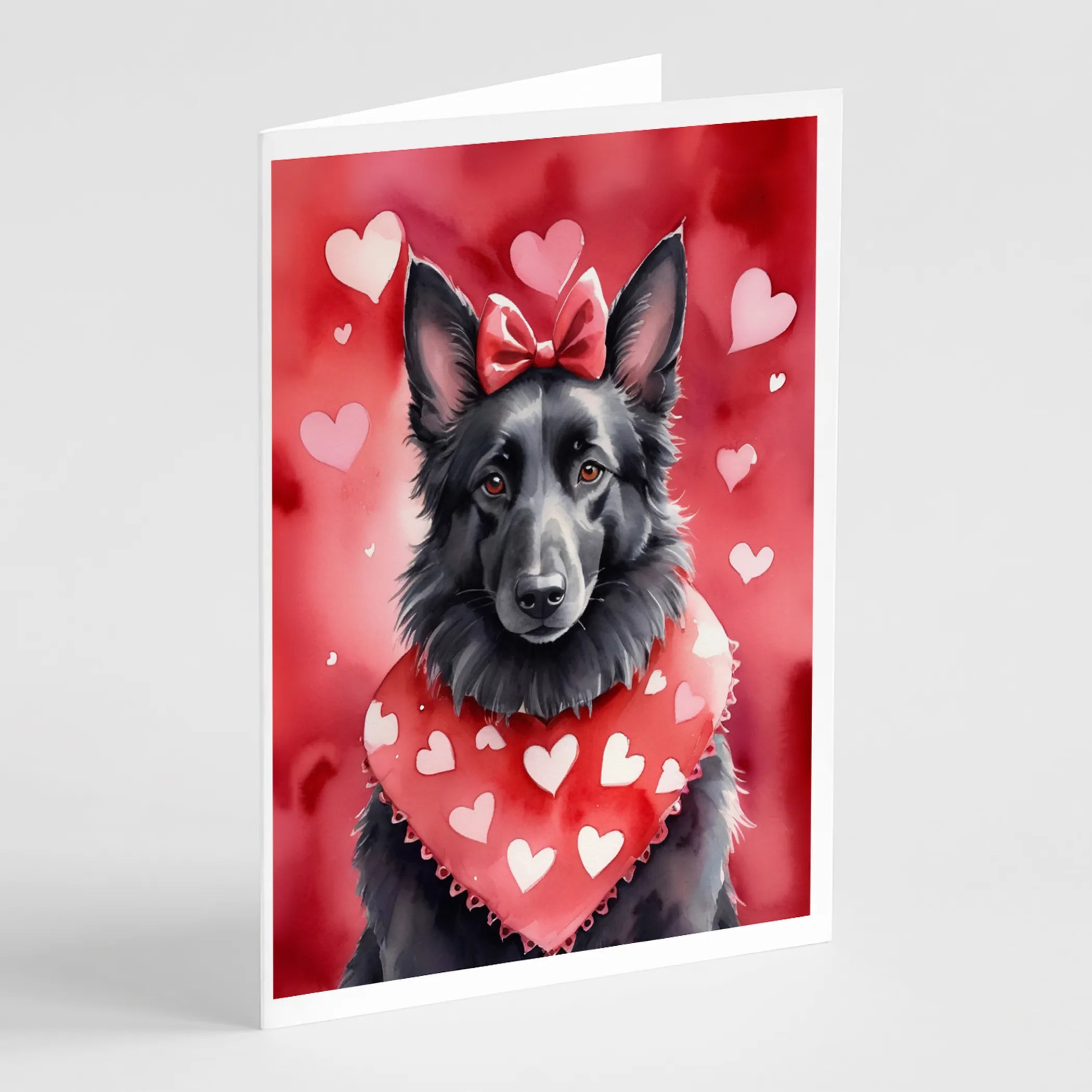 My Valentine Greeting Cards  - Size: 5X7 | Pack Of: 8 | Collection name: My valentine