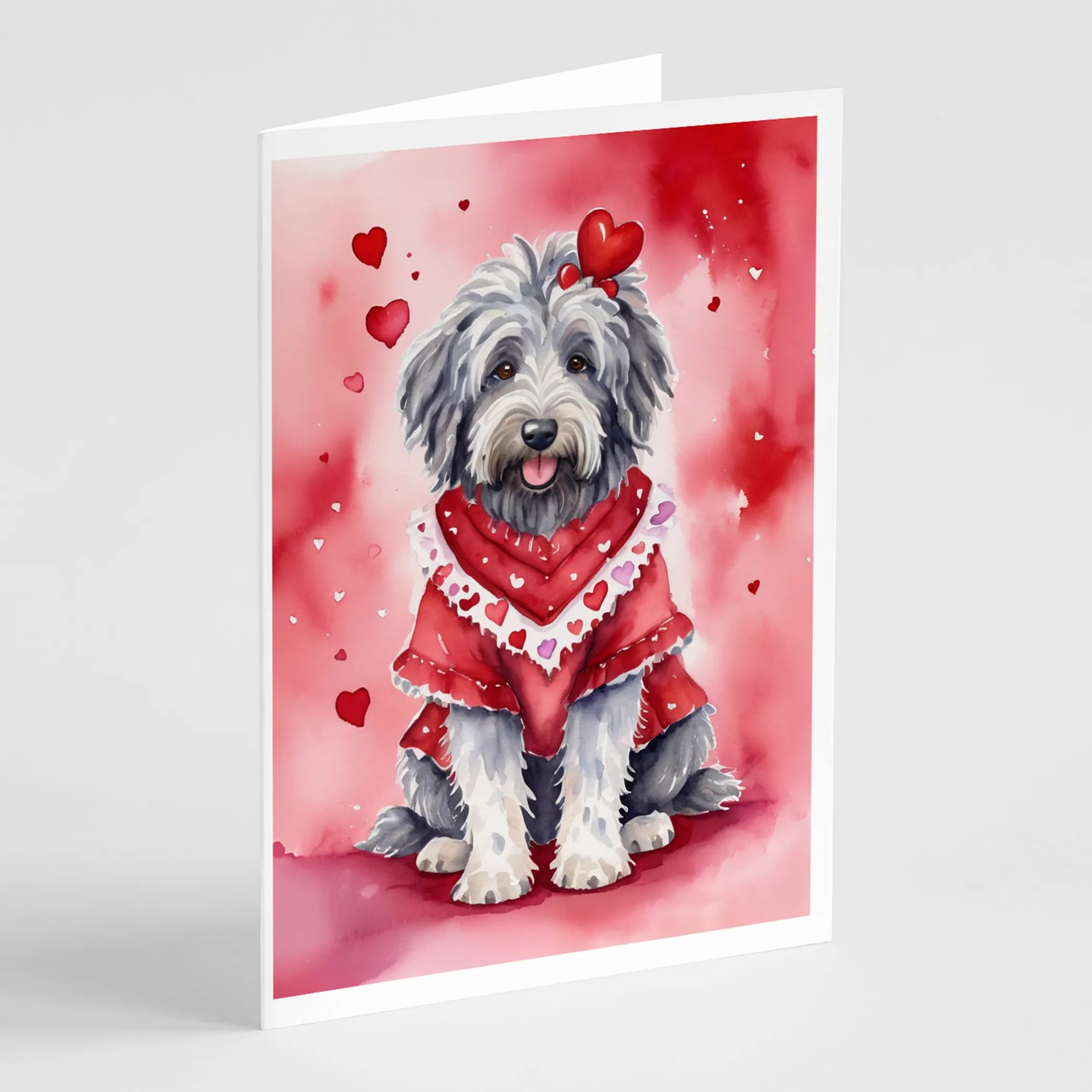 My Valentine Greeting Cards  - Size: 5X7 | Pack Of: 8 | Collection name: My valentine