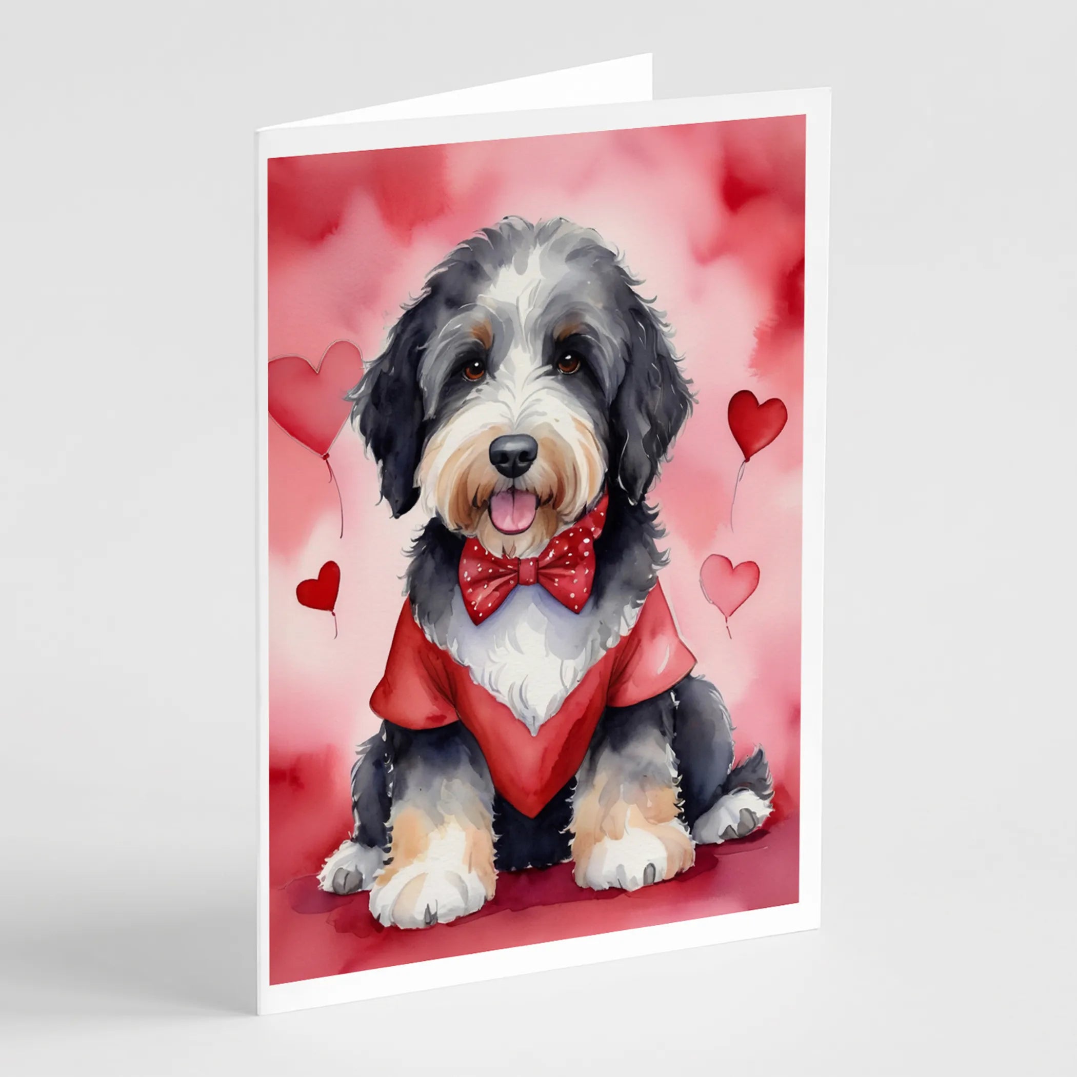 My Valentine Greeting Cards  - Size: 5X7 | Pack Of: 8 | Collection name: My valentine
