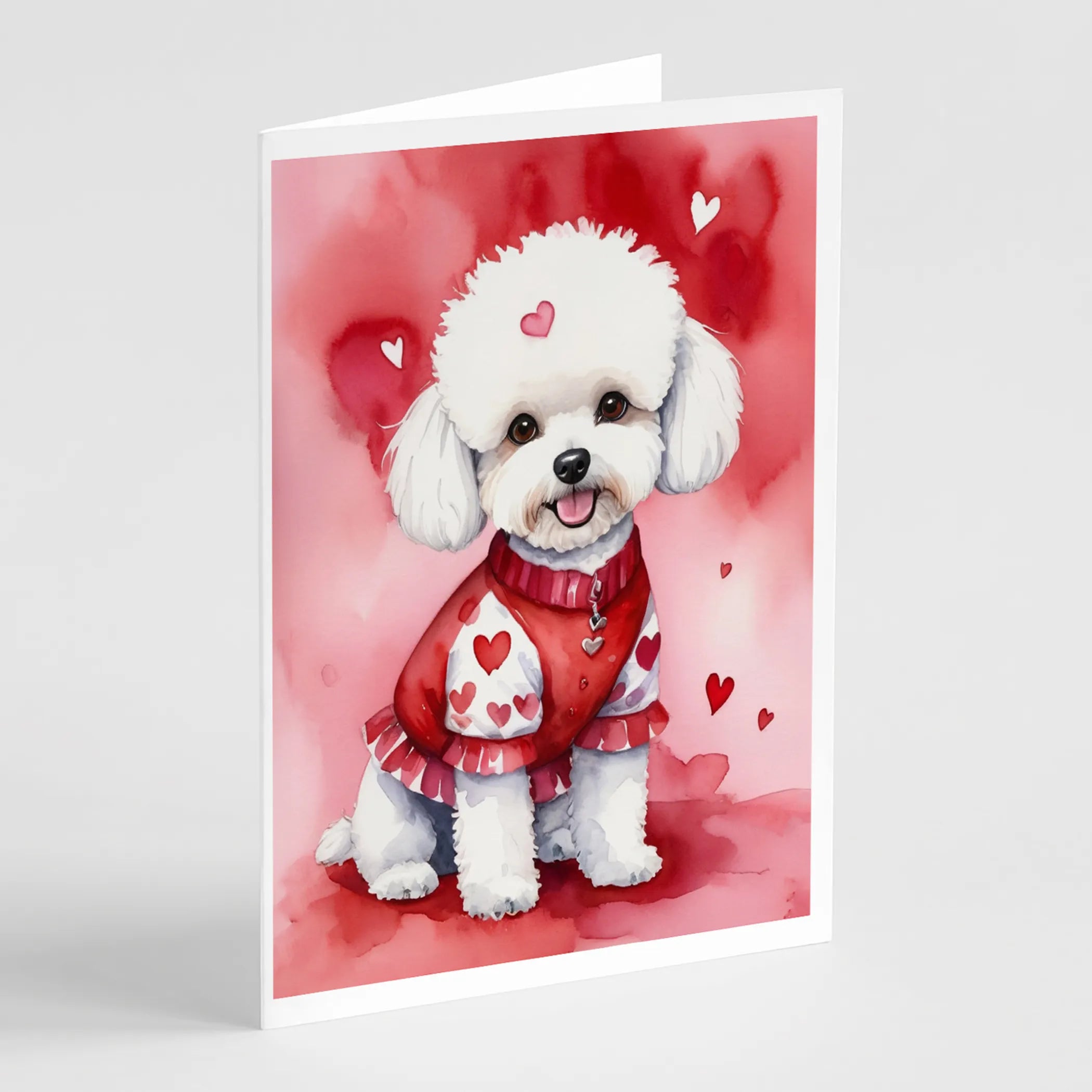 My Valentine Greeting Cards  - Size: 5X7 | Pack Of: 8 | Collection name: My valentine
