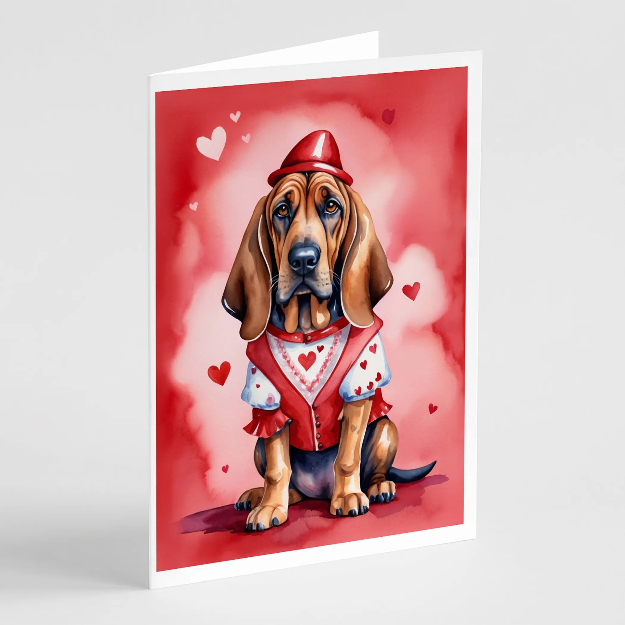 My Valentine Greeting Cards  - Size: 5X7 | Pack Of: 8 | Collection name: My valentine
