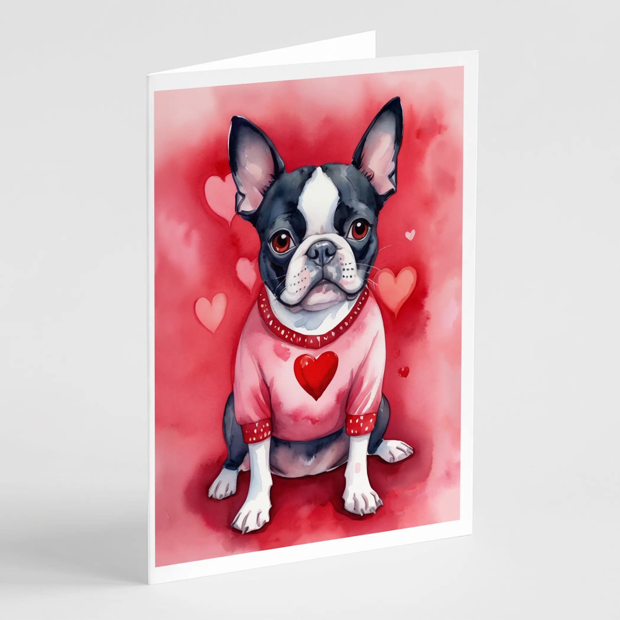 My Valentine Greeting Cards  - Size: 5X7 | Pack Of: 8 | Collection name: My valentine