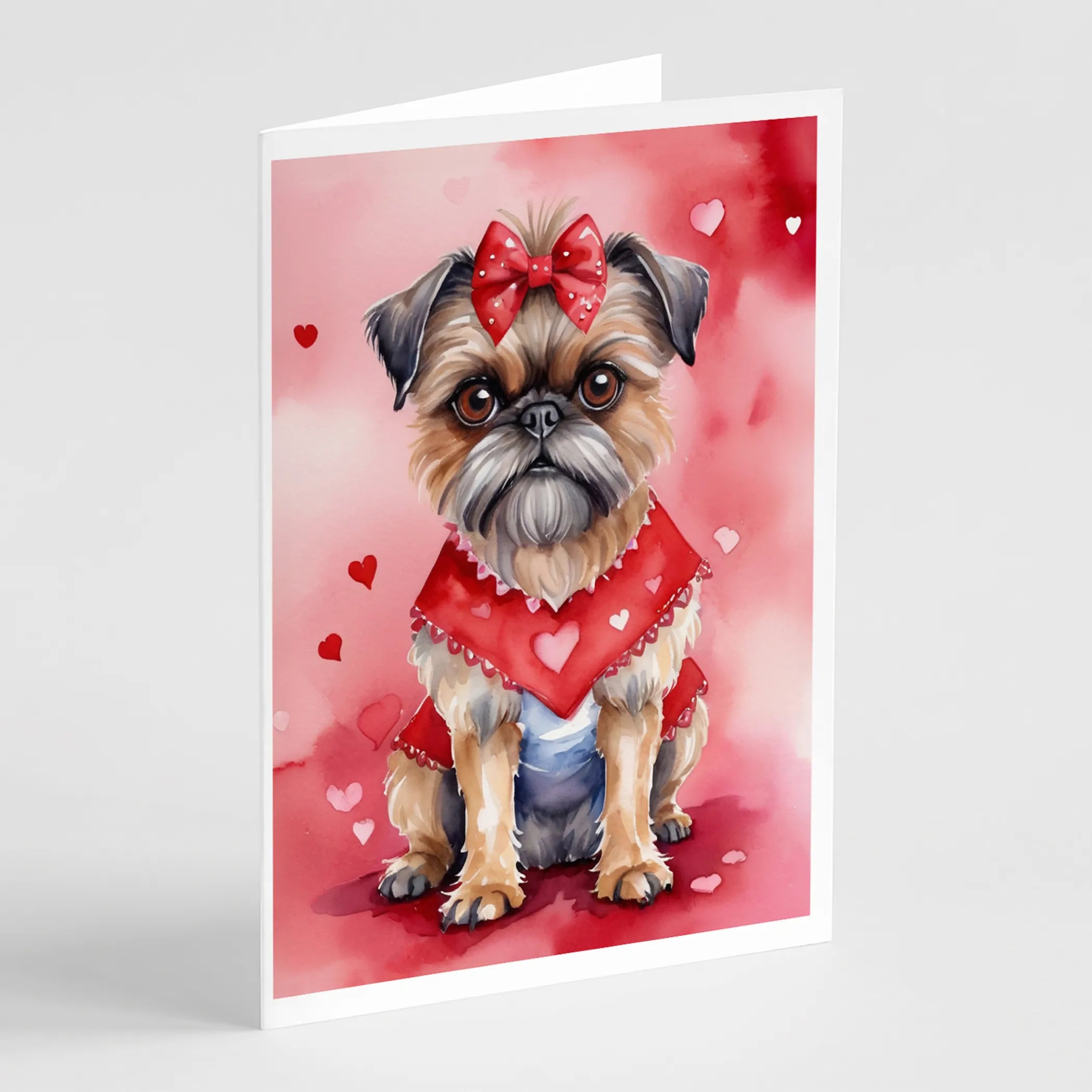My Valentine Greeting Cards  - Size: 5X7 | Pack Of: 8 | Collection name: My valentine