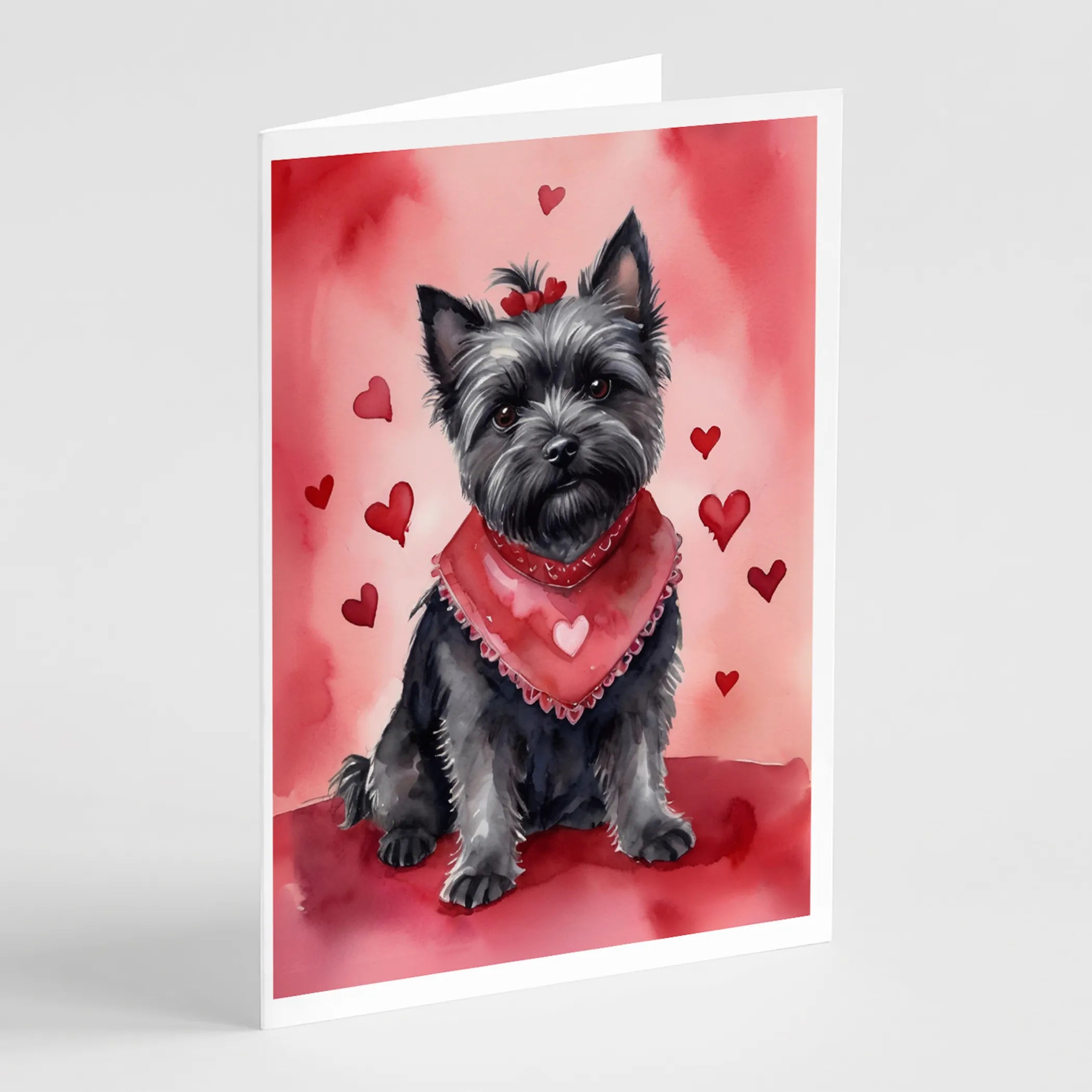 My Valentine Greeting Cards  - Size: 5X7 | Pack Of: 8 | Collection name: My valentine