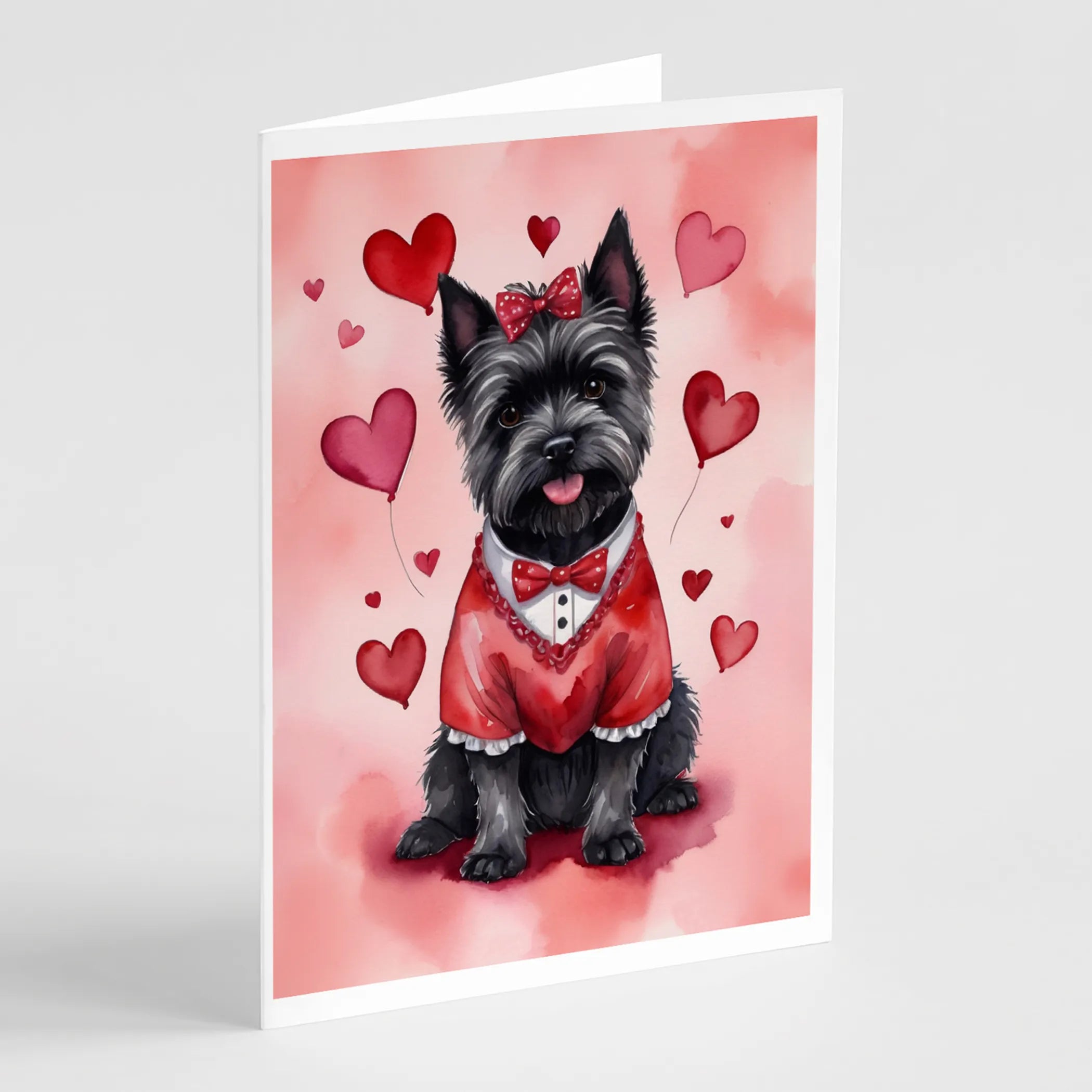 My Valentine Greeting Cards  - Size: 5X7 | Pack Of: 8 | Collection name: My valentine