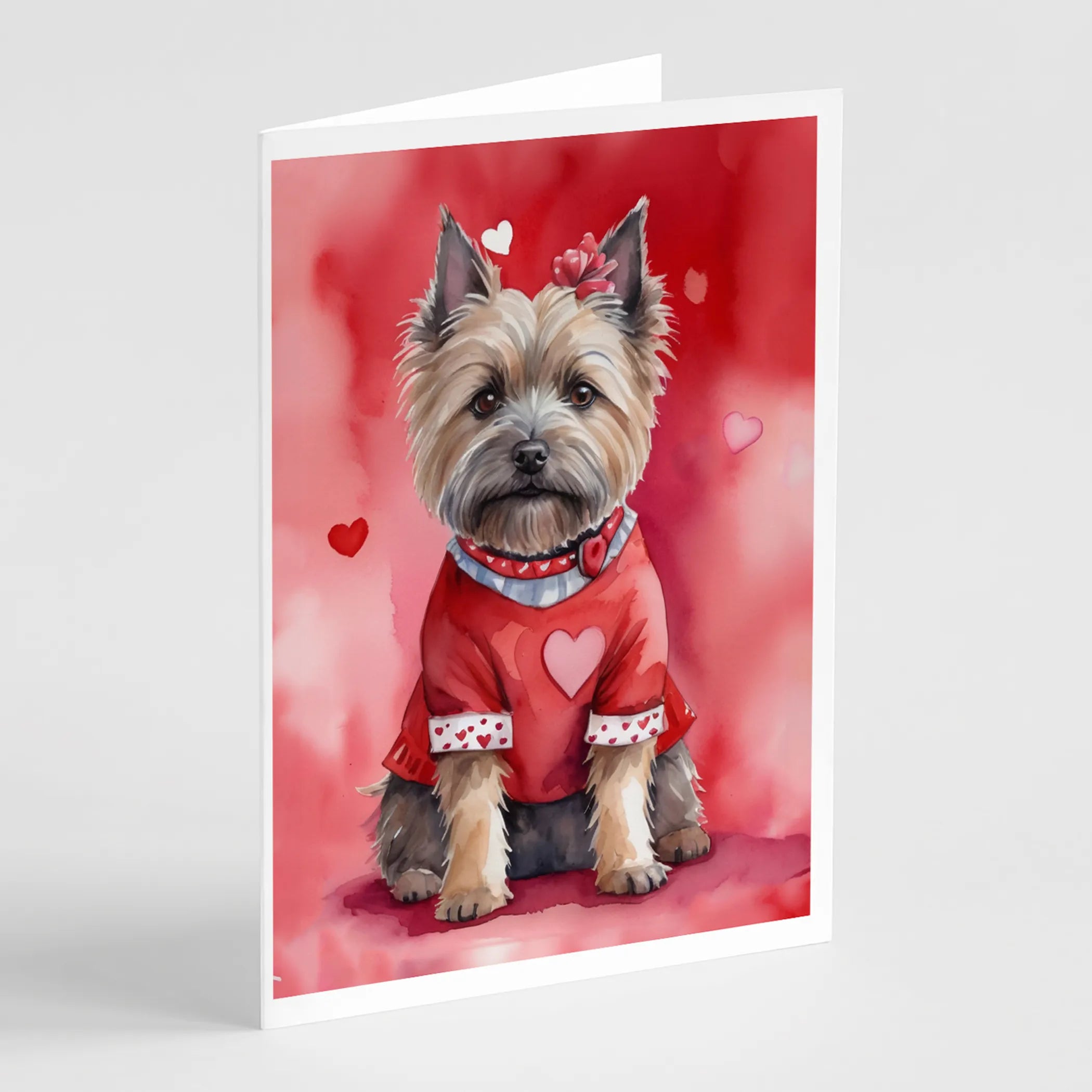 My Valentine Greeting Cards  - Size: 5X7 | Pack Of: 8 | Collection name: My valentine