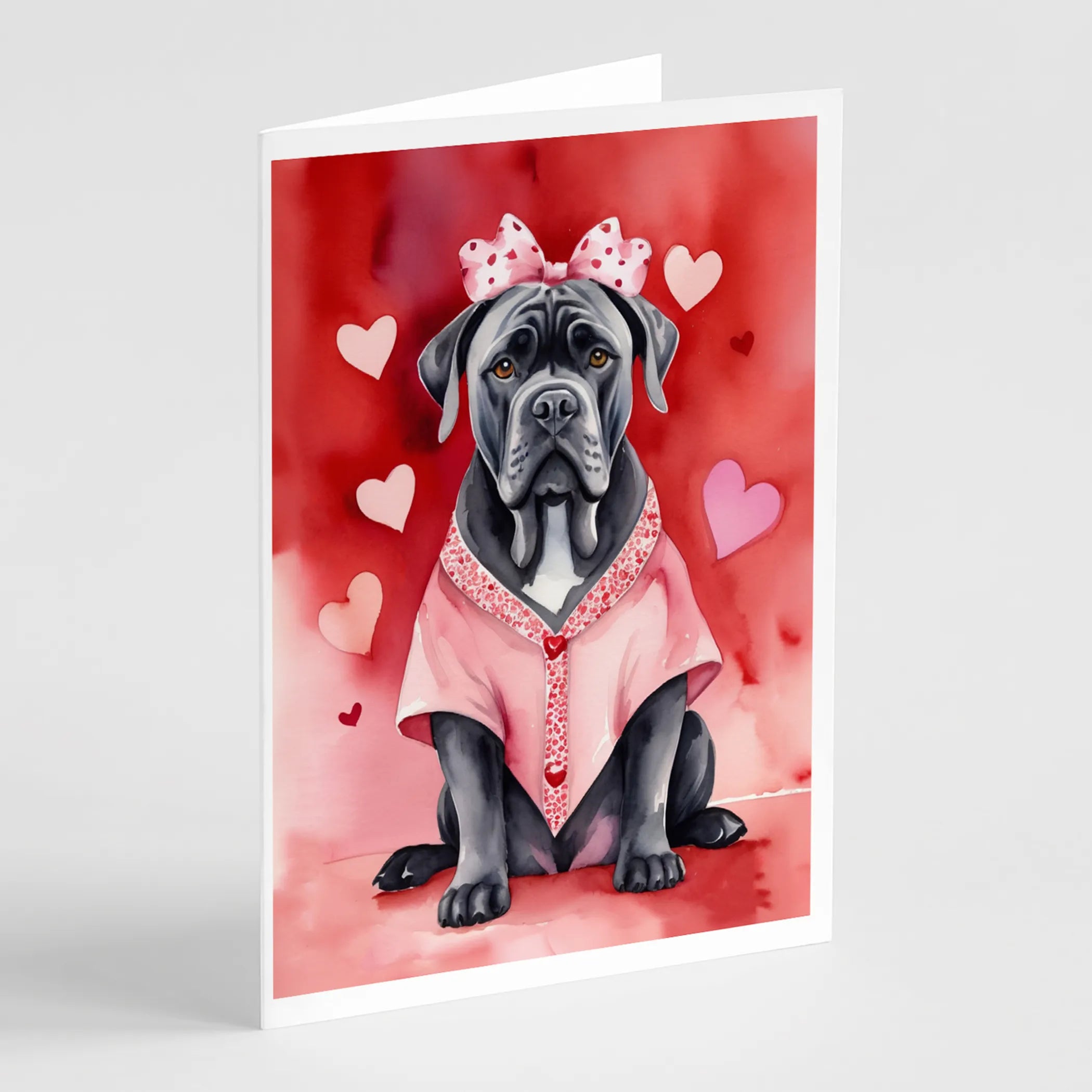 My Valentine Greeting Cards  - Size: 5X7 | Pack Of: 8 | Collection name: My valentine