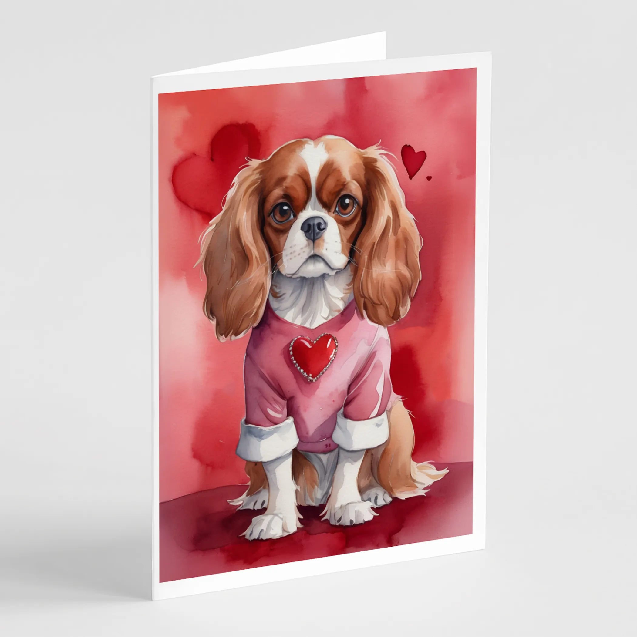 My Valentine Greeting Cards  - Size: 5X7 | Pack Of: 8 | Collection name: My valentine