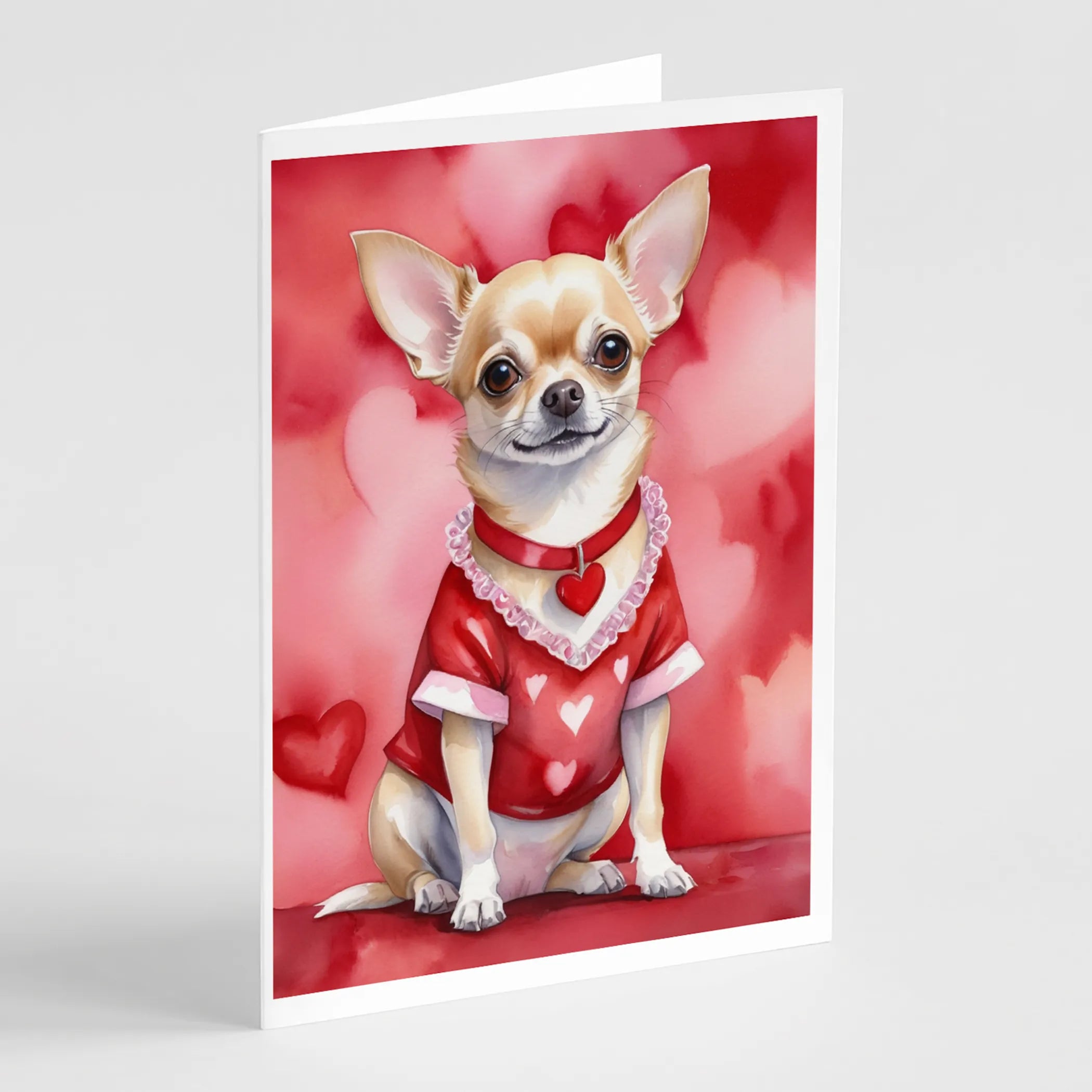 My Valentine Greeting Cards  - Size: 5X7 | Pack Of: 8 | Collection name: My valentine