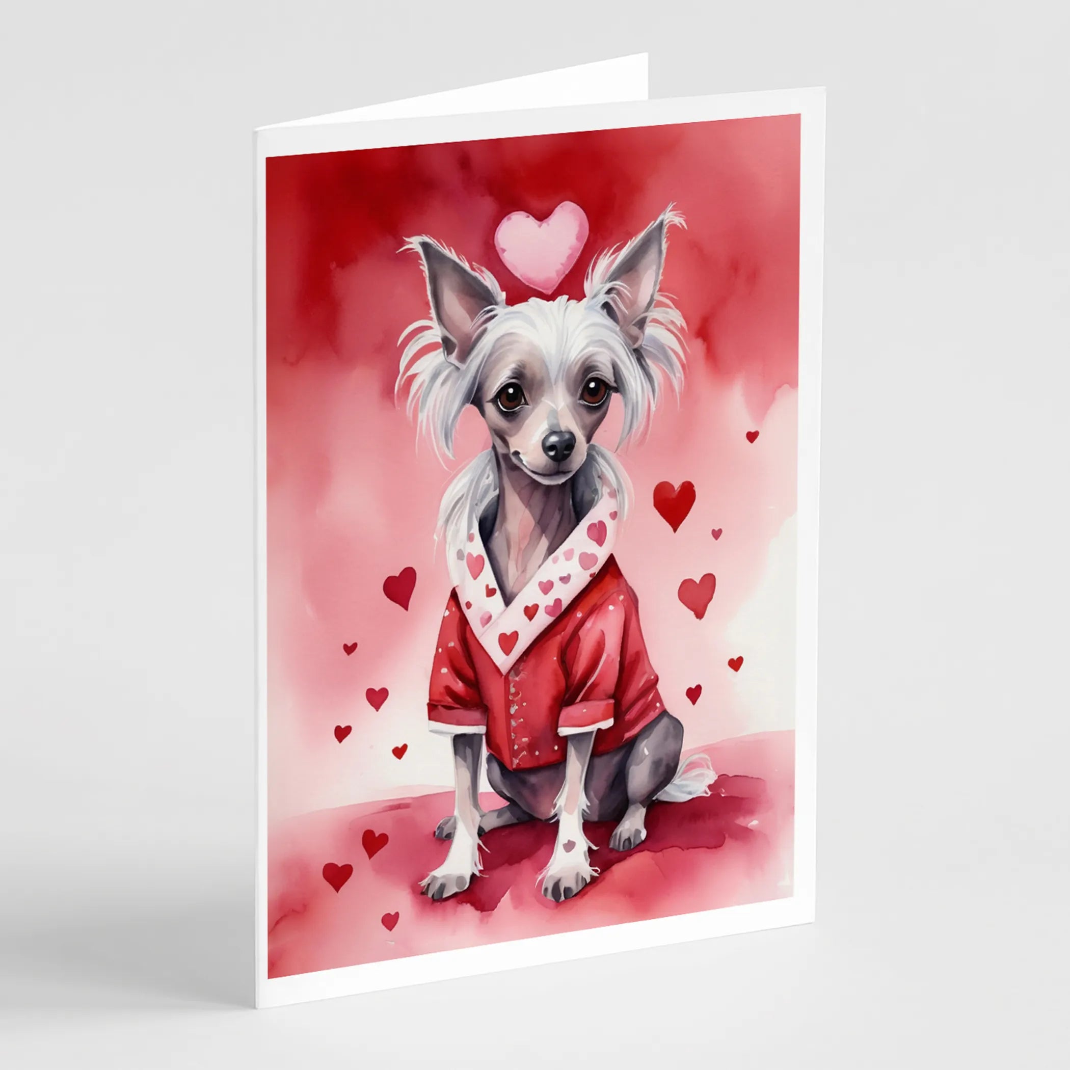 My Valentine Greeting Cards  - Size: 5X7 | Pack Of: 8 | Collection name: My valentine