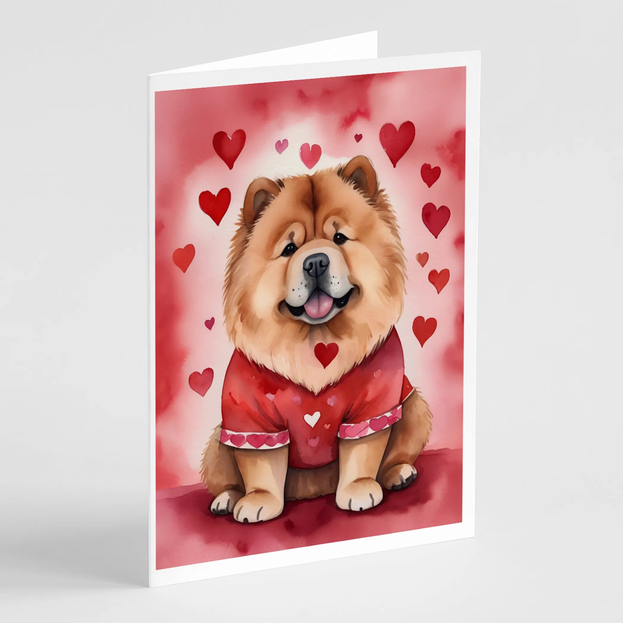 My Valentine Greeting Cards  - Size: 5X7 | Pack Of: 8 | Collection name: My valentine