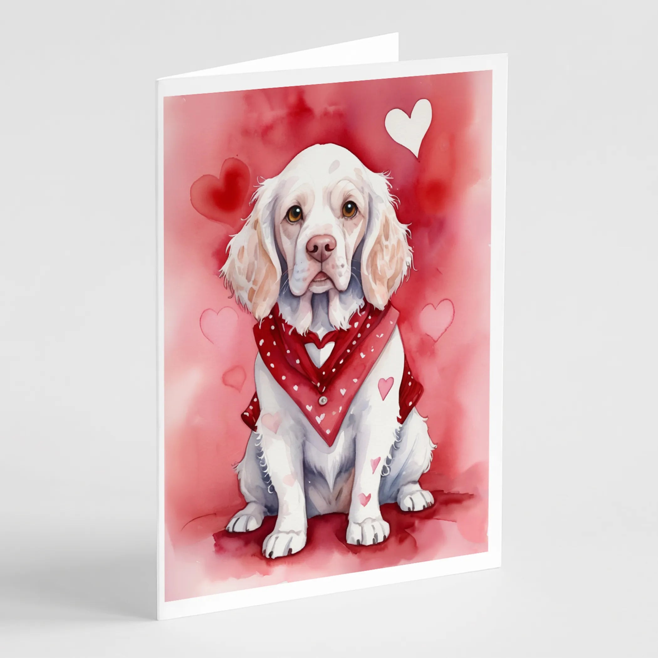 My Valentine Greeting Cards  - Size: 5X7 | Pack Of: 8 | Collection name: My valentine