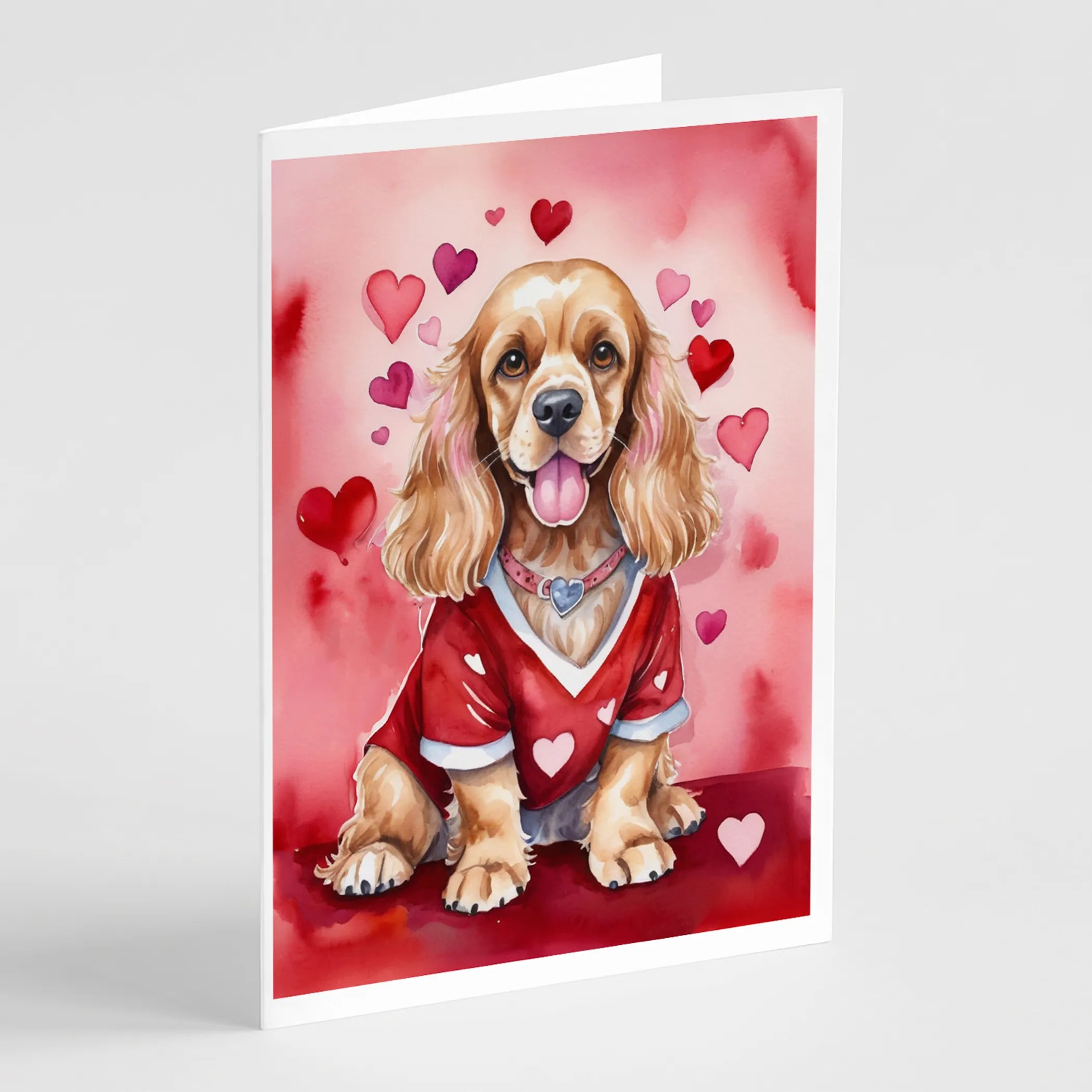 My Valentine Greeting Cards  - Size: 5X7 | Pack Of: 8 | Collection name: My valentine
