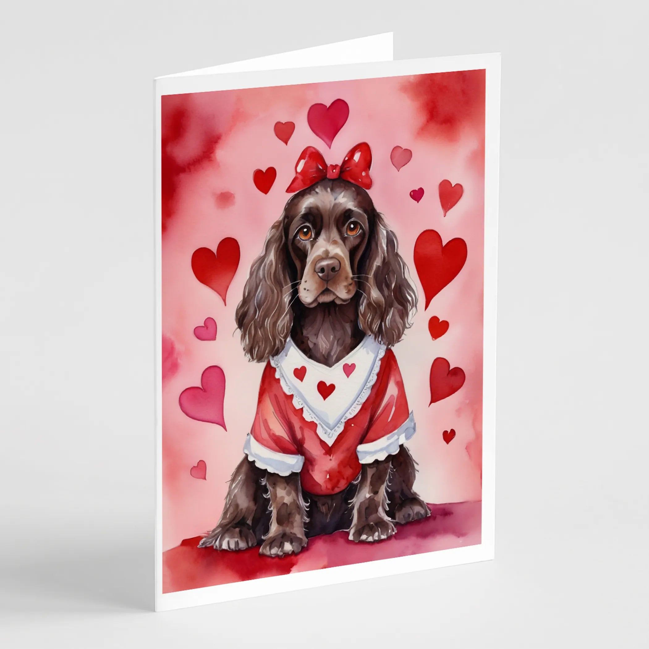 My Valentine Greeting Cards  - Size: 5X7 | Pack Of: 8 | Collection name: My valentine