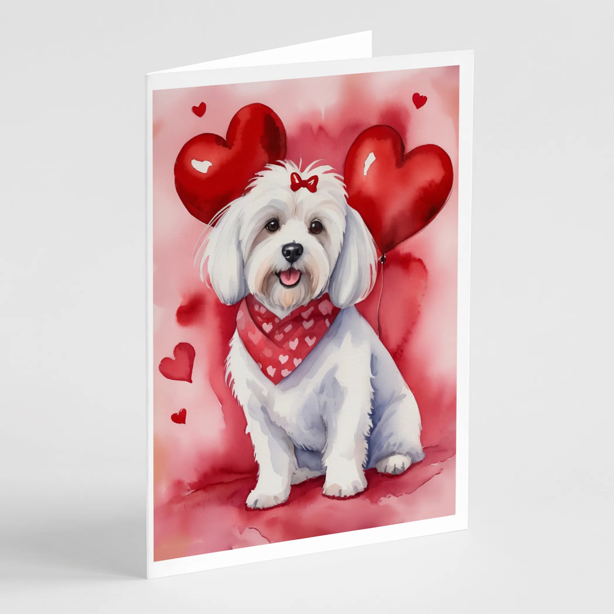 My Valentine Greeting Cards  - Size: 5X7 | Pack Of: 8 | Collection name: My valentine