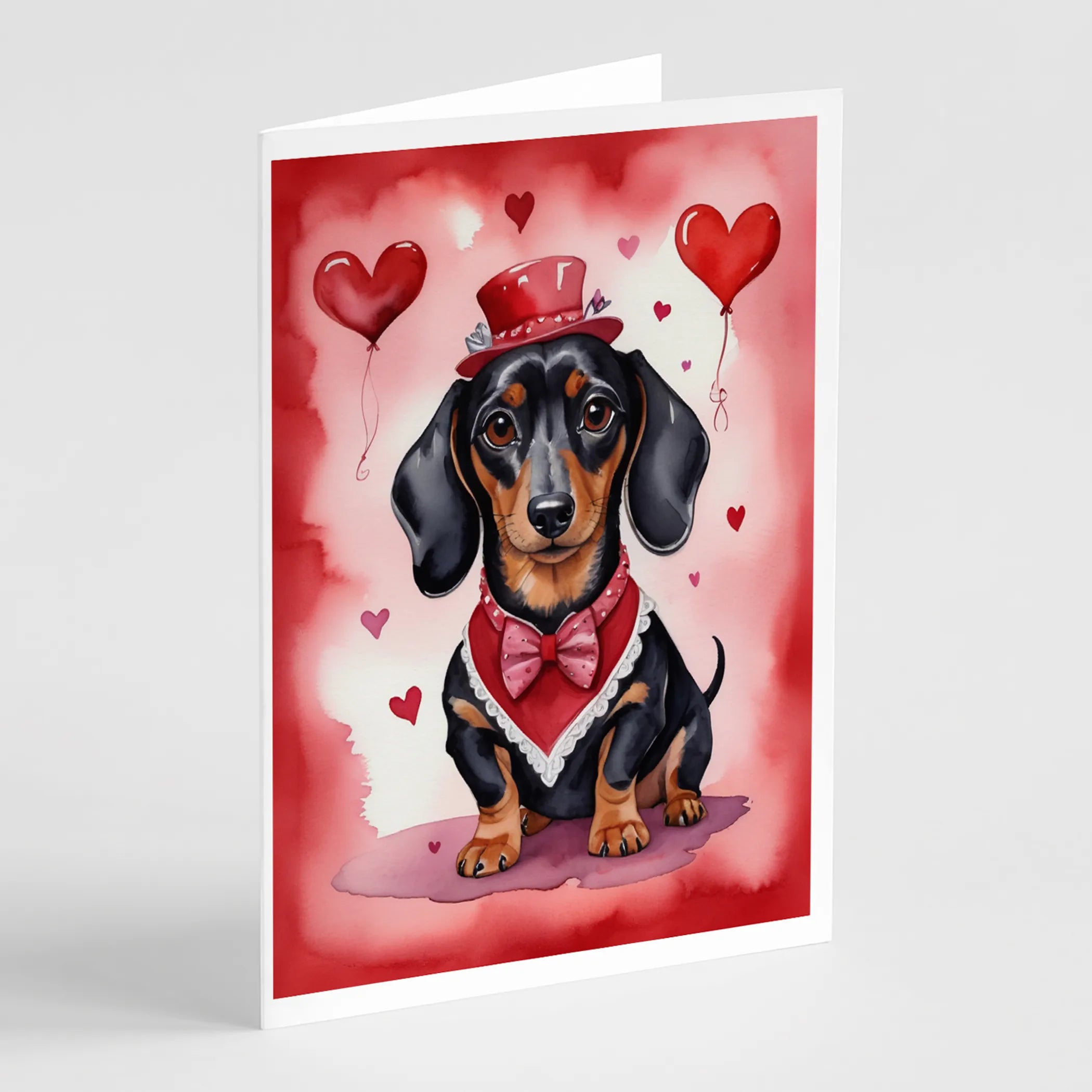 My Valentine Greeting Cards  - Size: 5X7 | Pack Of: 8 | Collection name: My valentine