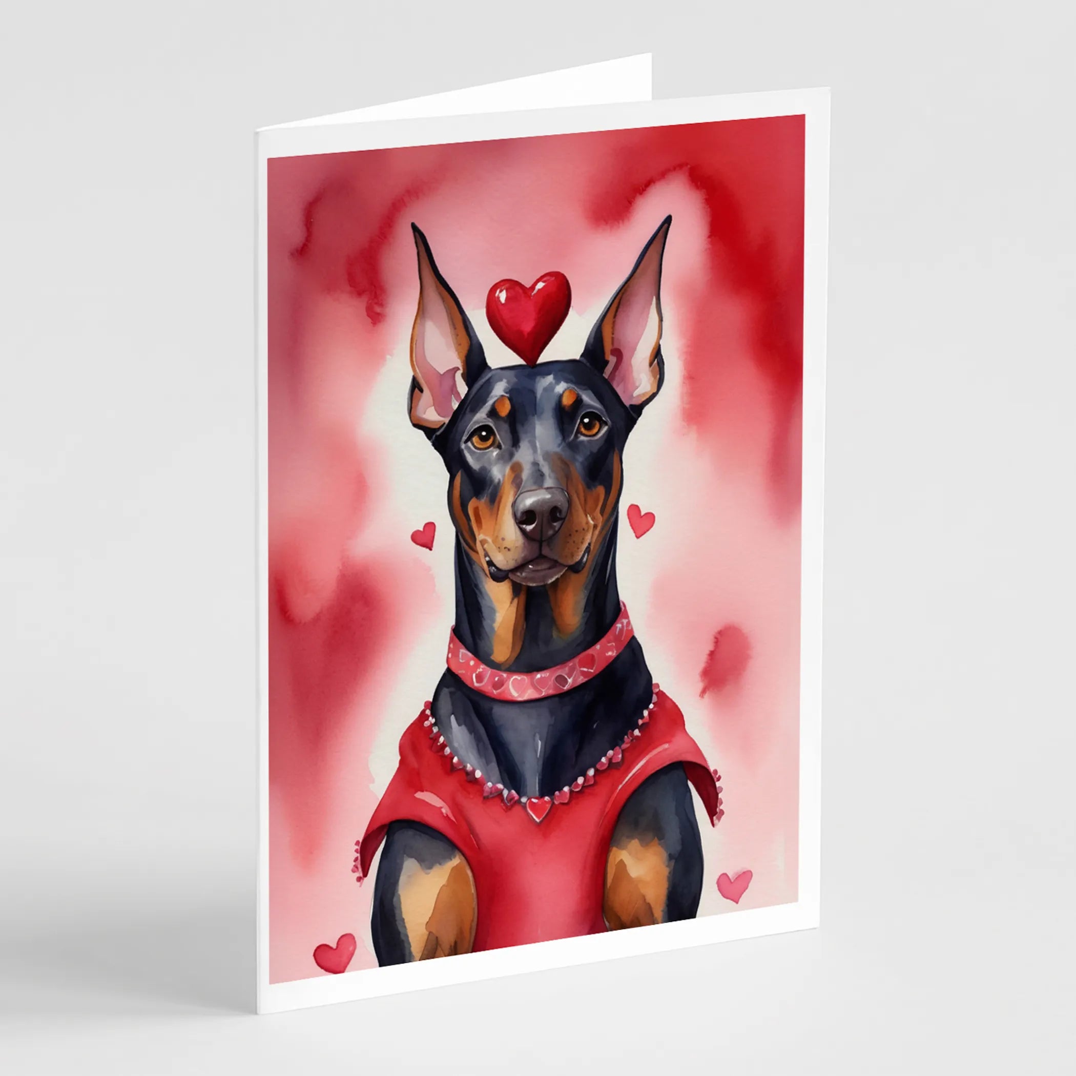 My Valentine Greeting Cards  - Size: 5X7 | Pack Of: 8 | Collection name: My valentine