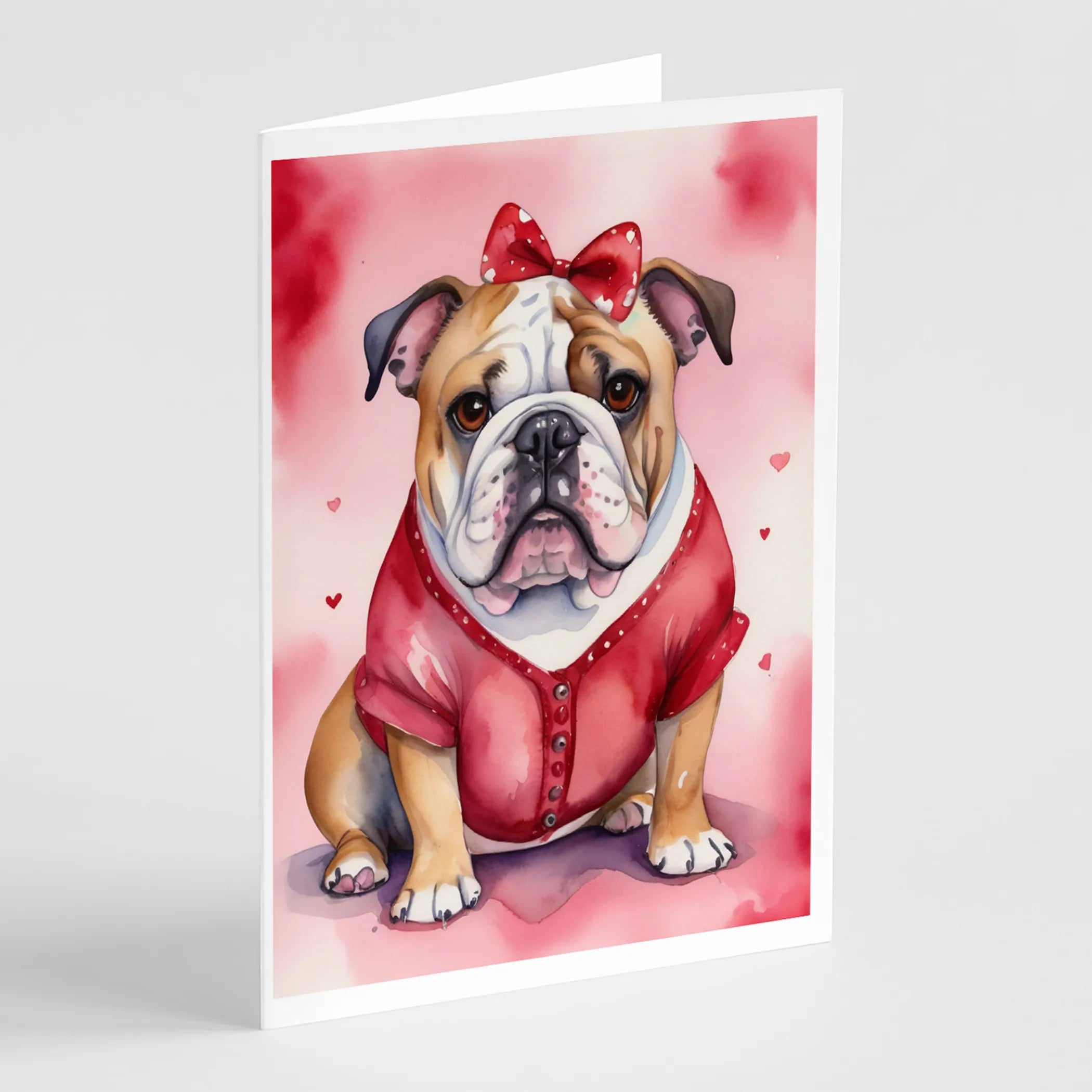 My Valentine Greeting Cards  - Size: 5X7 | Pack Of: 8 | Collection name: My valentine